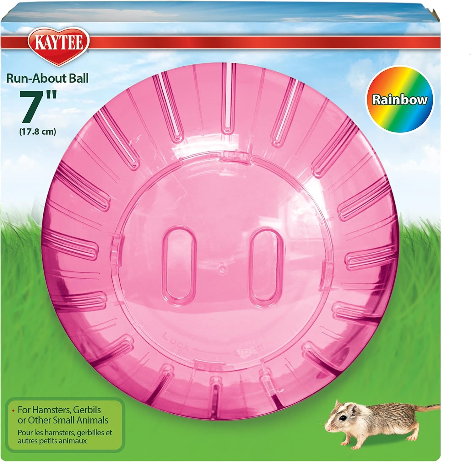 image:imageKaytee 115 Clear RunAbout Exercise Ball for Hamster amp Gerbil PetsAssorted