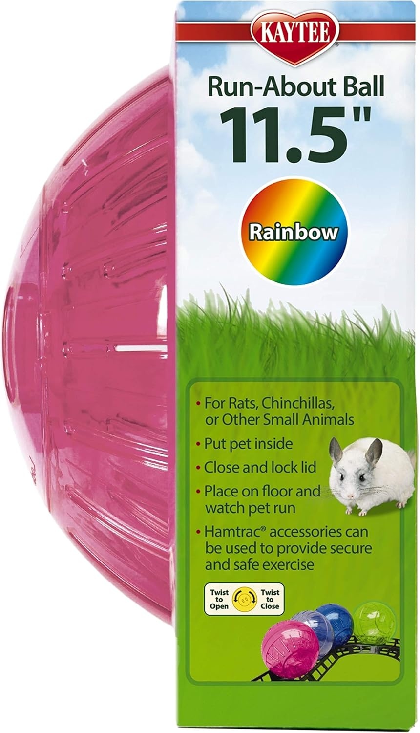 image:imageKaytee 115 Clear RunAbout Exercise Ball for Hamster amp Gerbil PetsAssorted