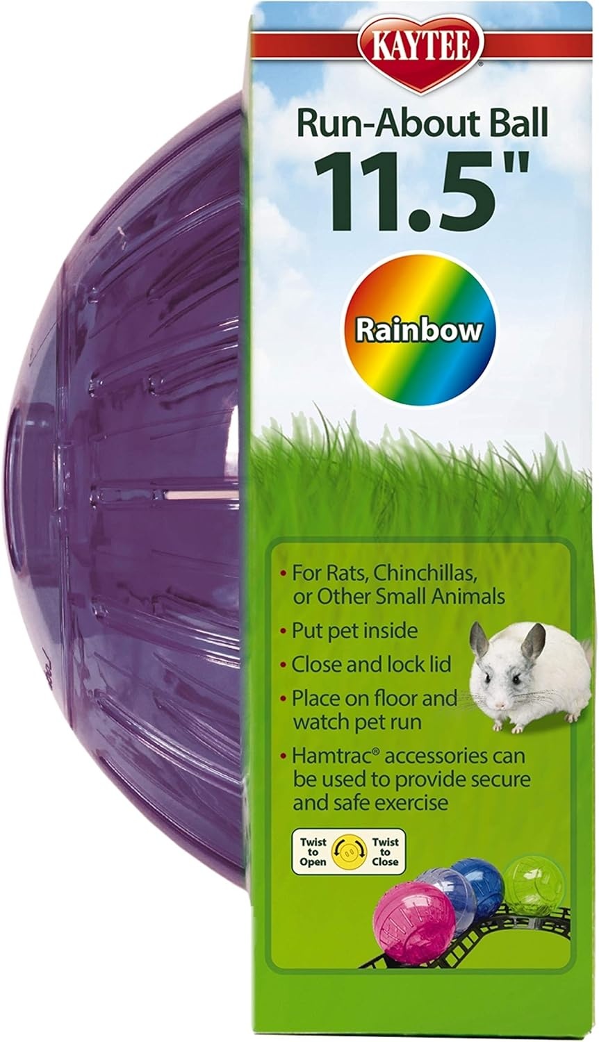 image:imageKaytee 115 Clear RunAbout Exercise Ball for Hamster amp Gerbil PetsAssorted