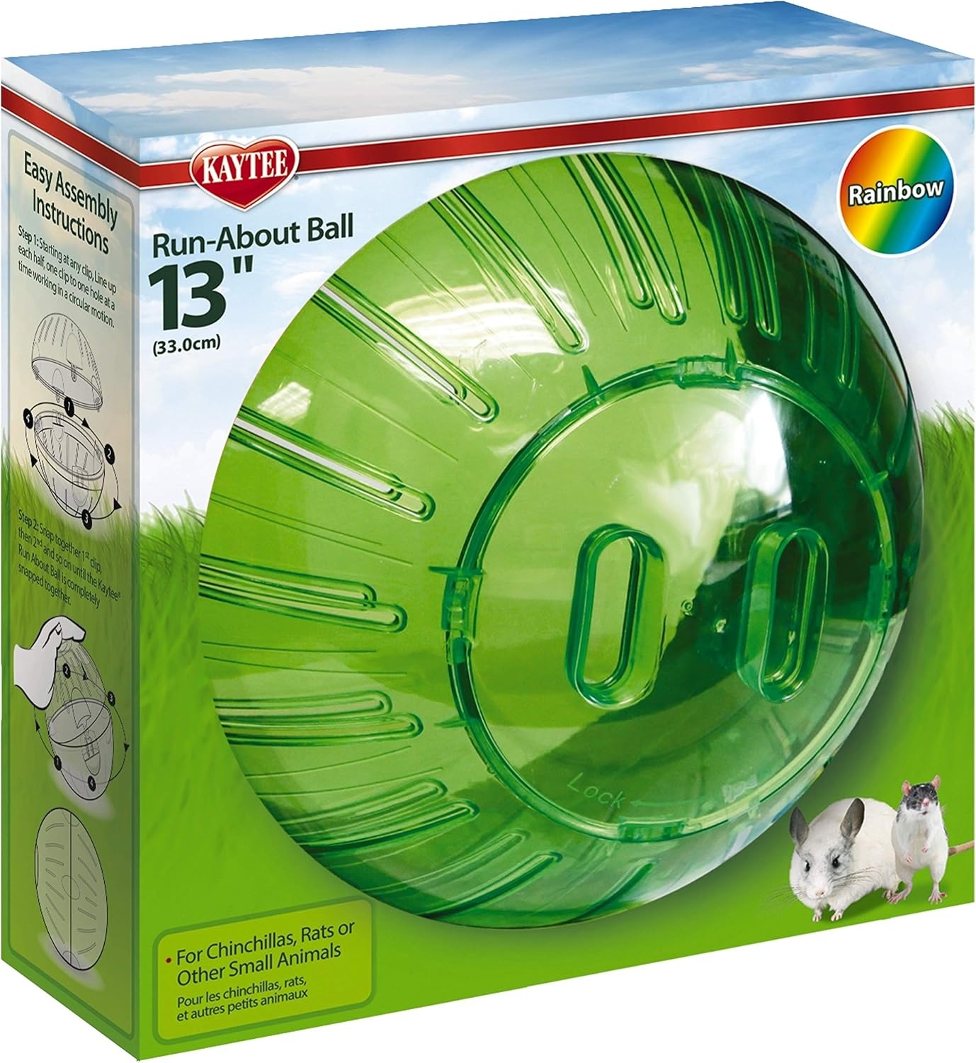 image:imageKaytee 115 Clear RunAbout Exercise Ball for Hamster amp Gerbil PetsAssorted