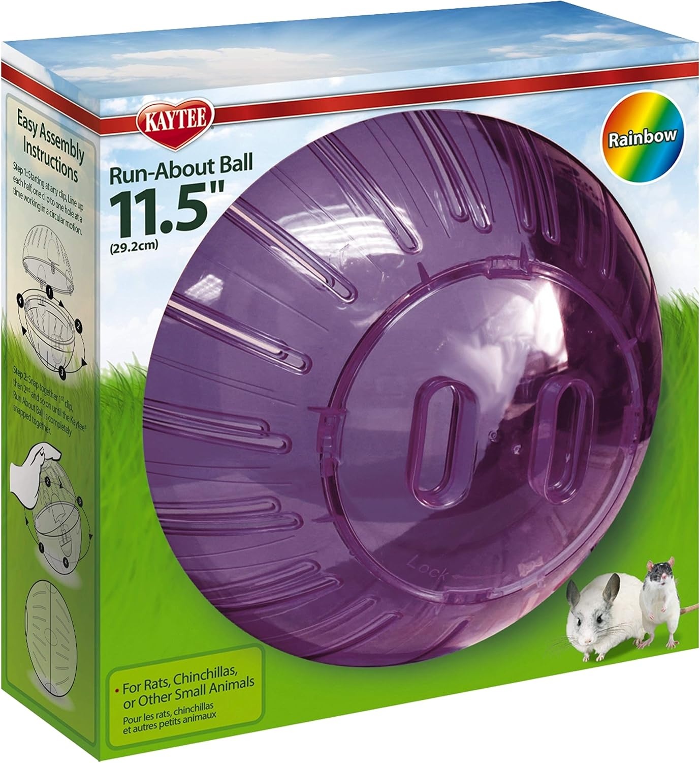 image:imageKaytee 115 Clear RunAbout Exercise Ball for Hamster amp Gerbil PetsAssorted