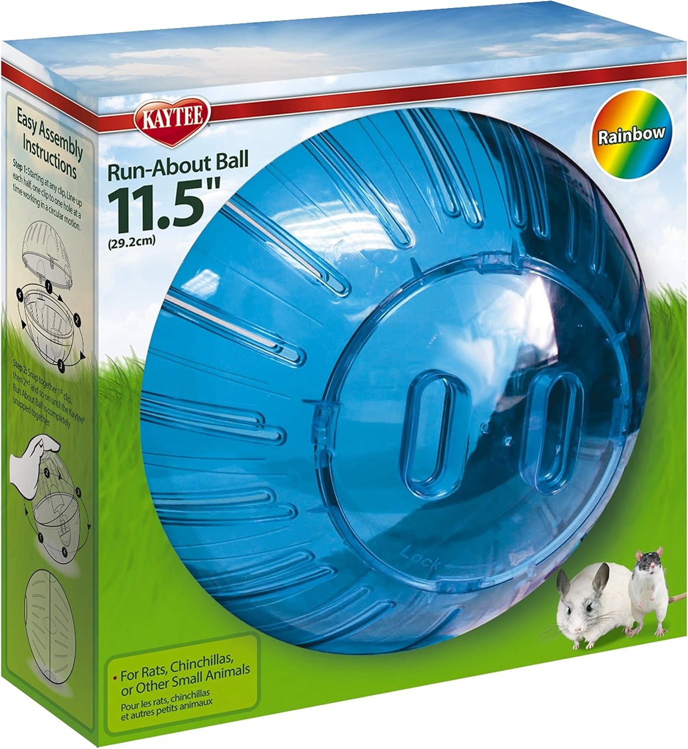 image:imageKaytee 115 Clear RunAbout Exercise Ball for Hamster amp Gerbil PetsAssorted