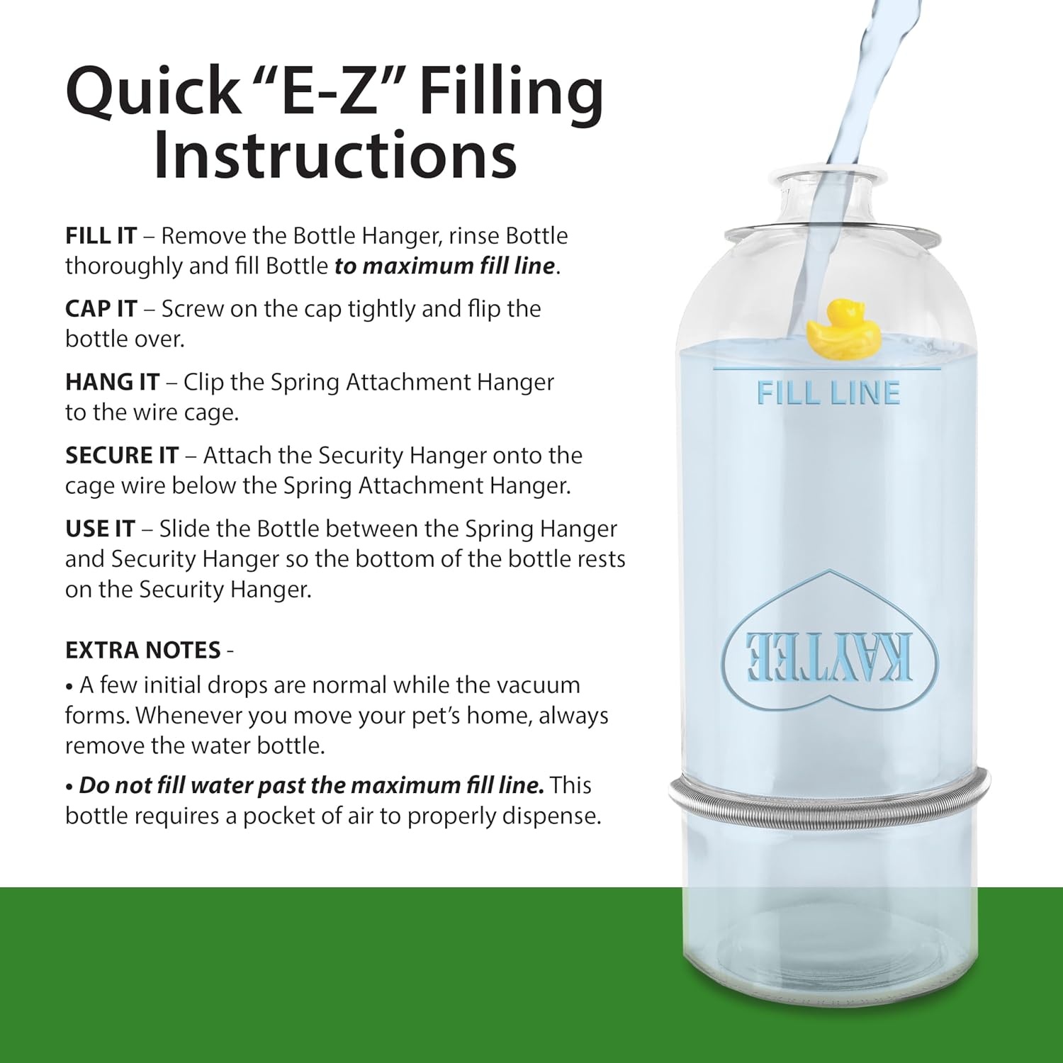 image:imageKaytee ChewProof Water Bottle for Pet Ferrets and Rabbits 26 ozclear