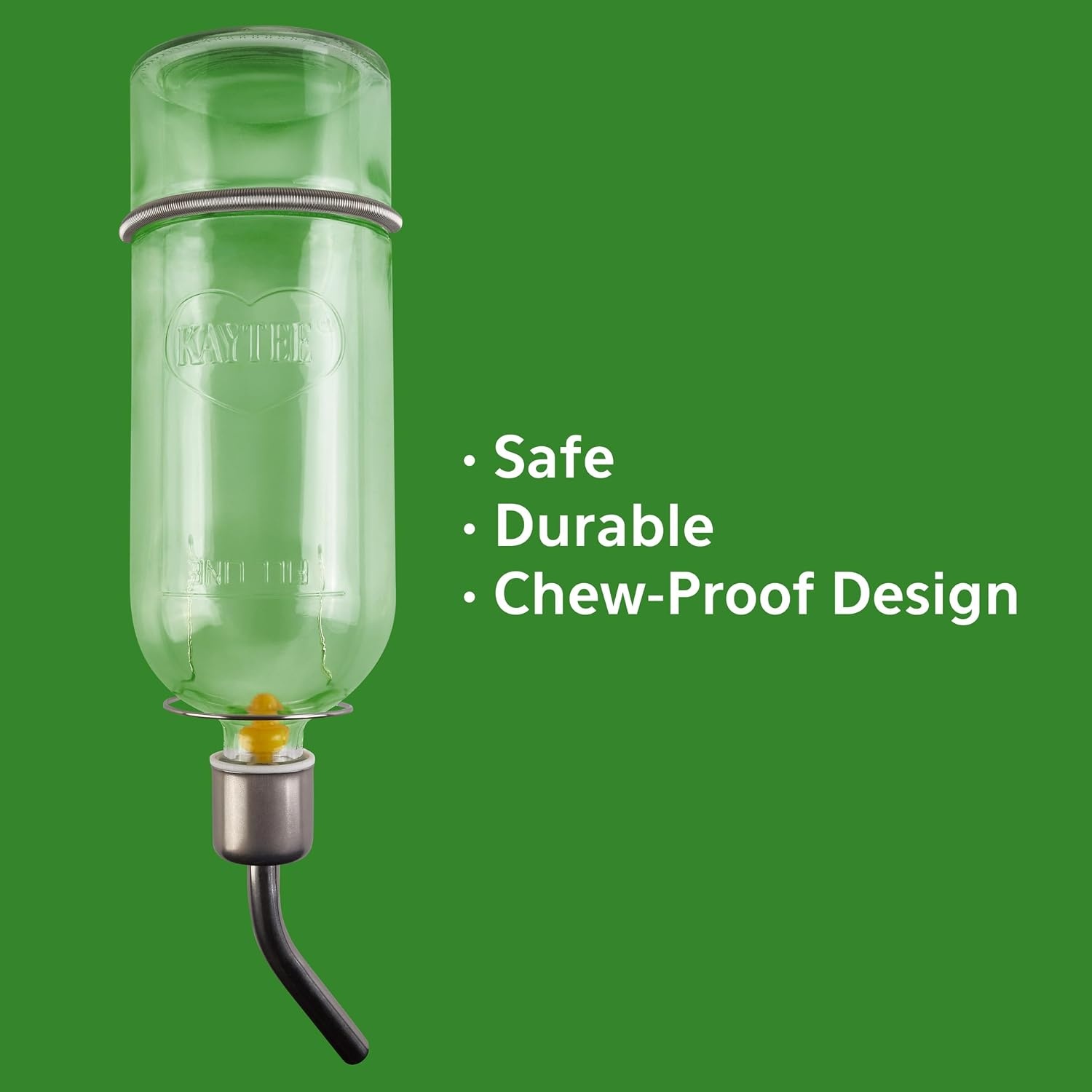 image:imageKaytee ChewProof Water Bottle for Pet Ferrets and Rabbits 26 ozclear