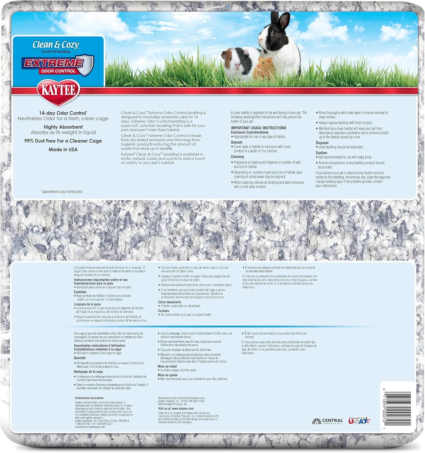 image:imageKaytee Clean amp Cozy Extreme Odor Control Hamster Bedding 130 Liters65 Liters