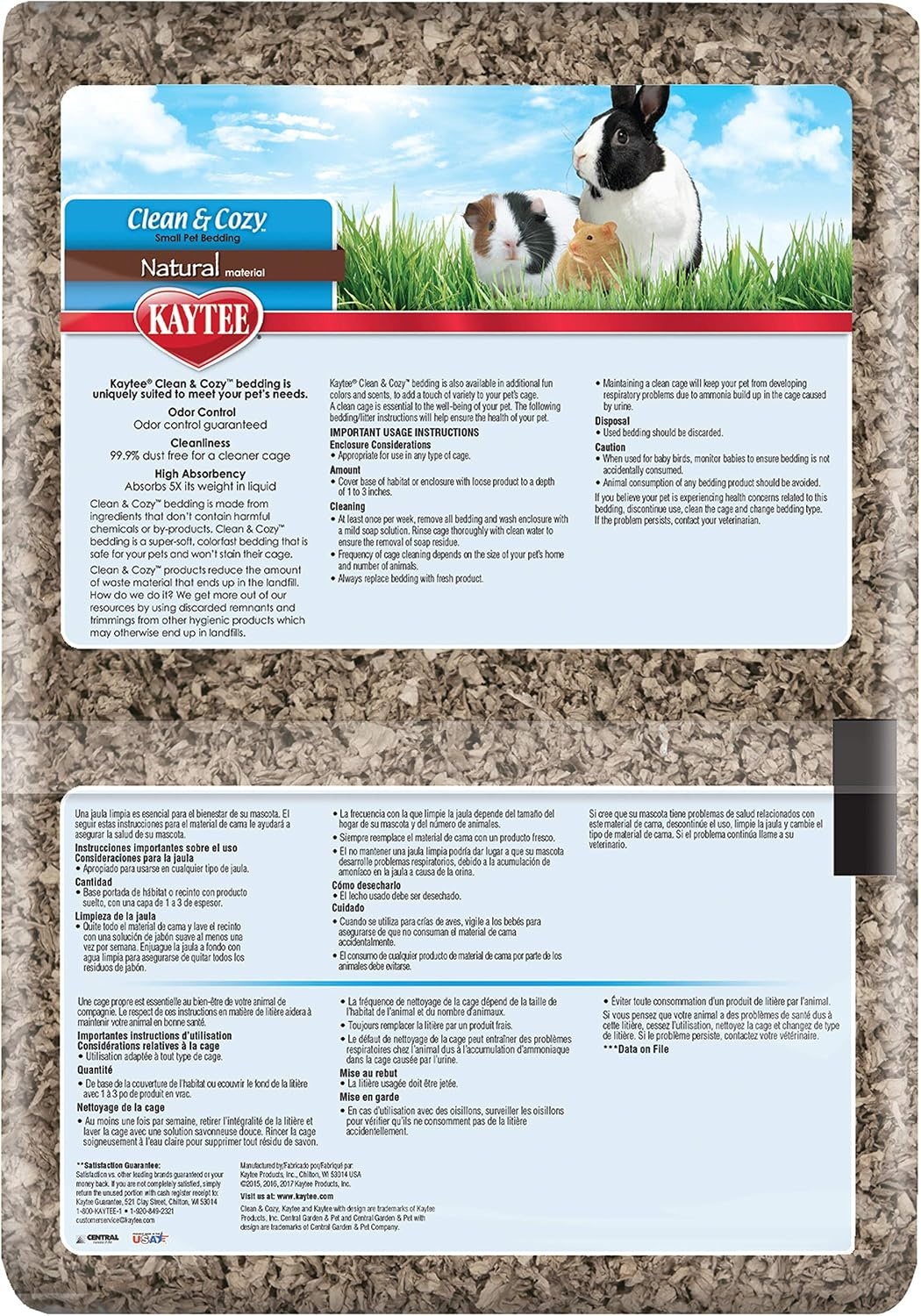 image:imageKaytee Clean amp Cozy Natural Paper Bedding 72 Liter100 Liter