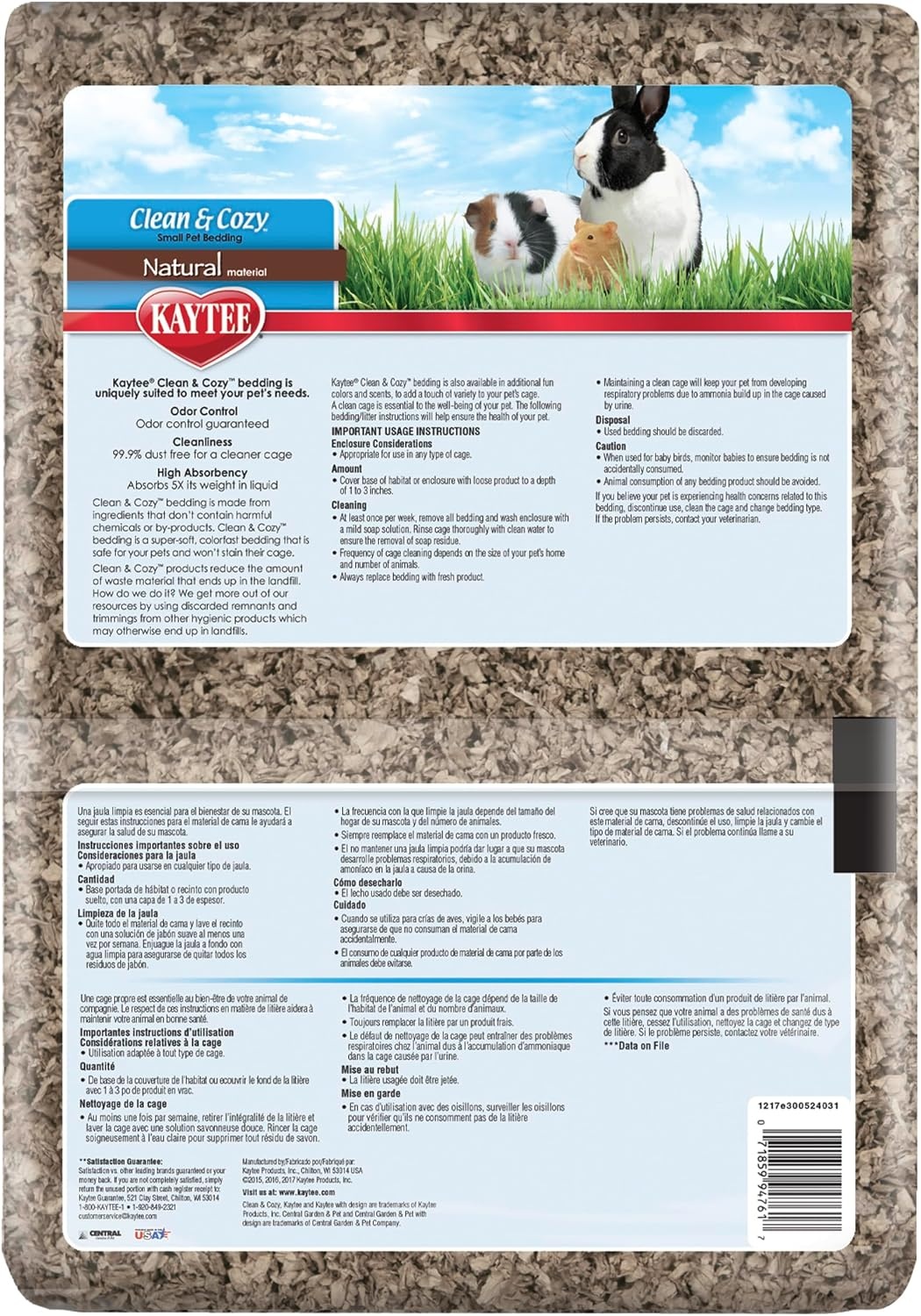 image:imageKaytee Clean amp Cozy Natural Paper Bedding 72 Liter492 Liters