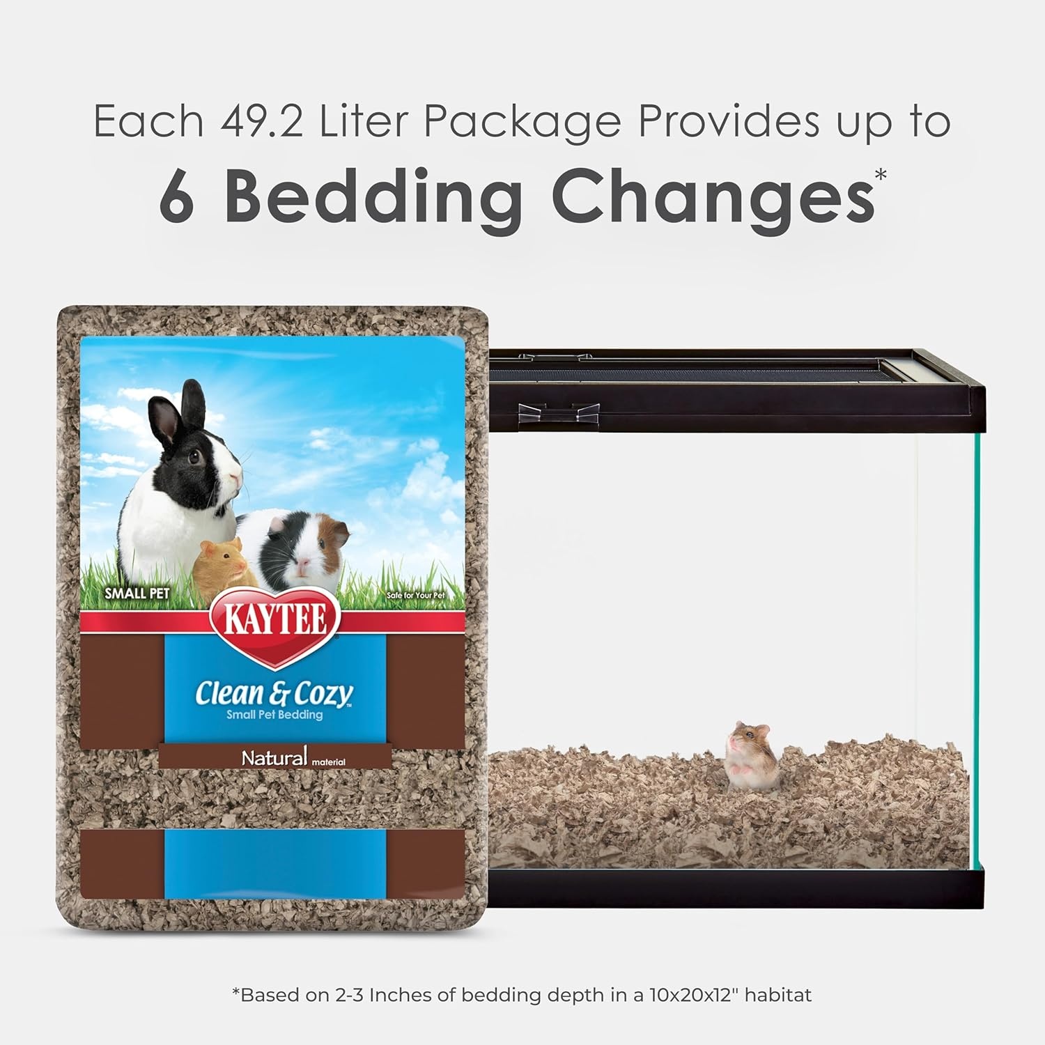 image:imageKaytee Clean amp Cozy Natural Paper Bedding 72 Liter492 Liters