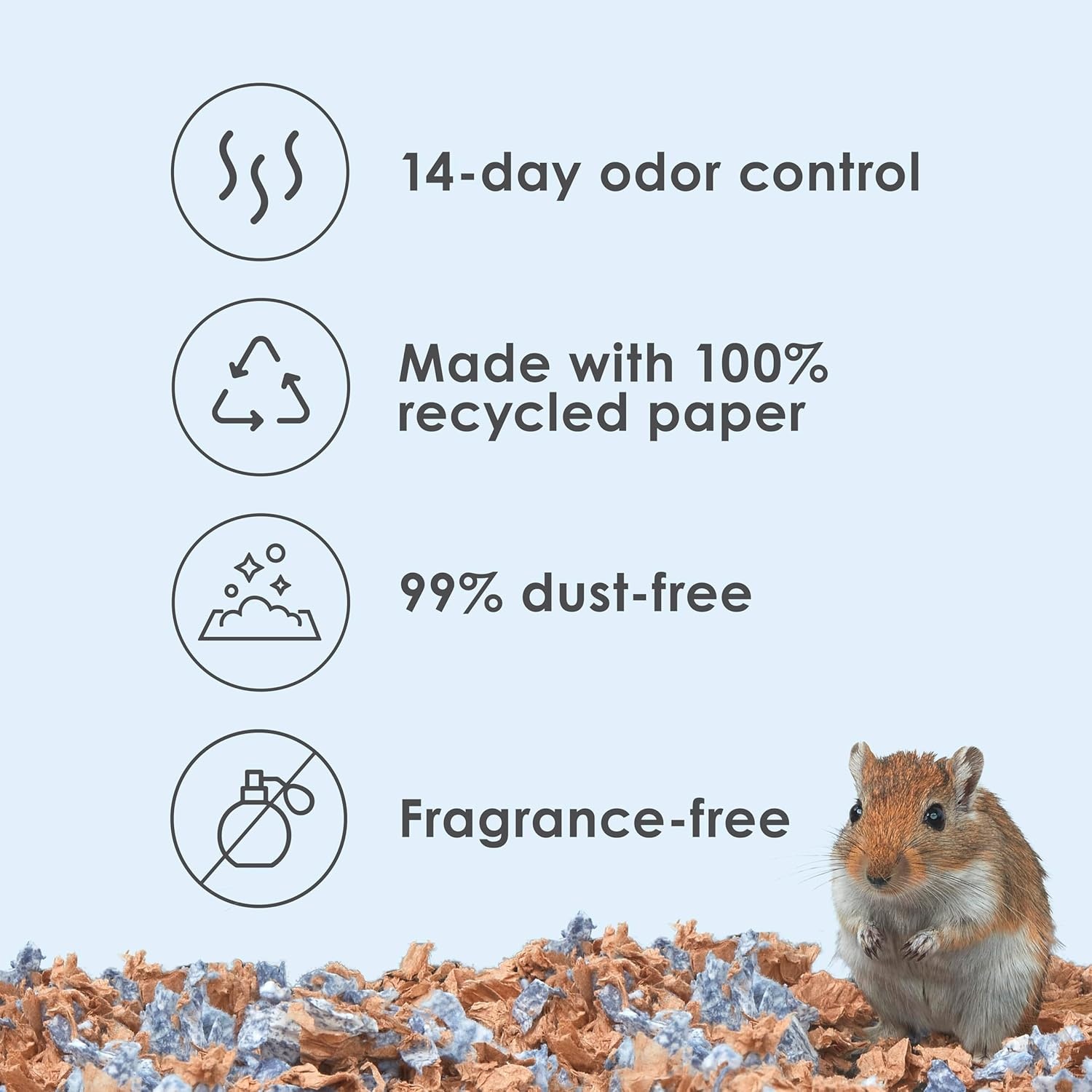 image:imageKaytee Clean amp Cozy Natural Paper with Extreme Odor Control Bedding Made with 100 Recycled Paper246 Liter