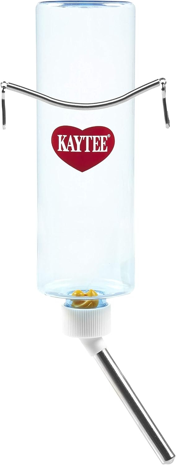 image:imageKaytee Clear View Water Bottle for Pet Rabbits Ferrets and Guinea Pigs 32 oz16 oz Pack of 2