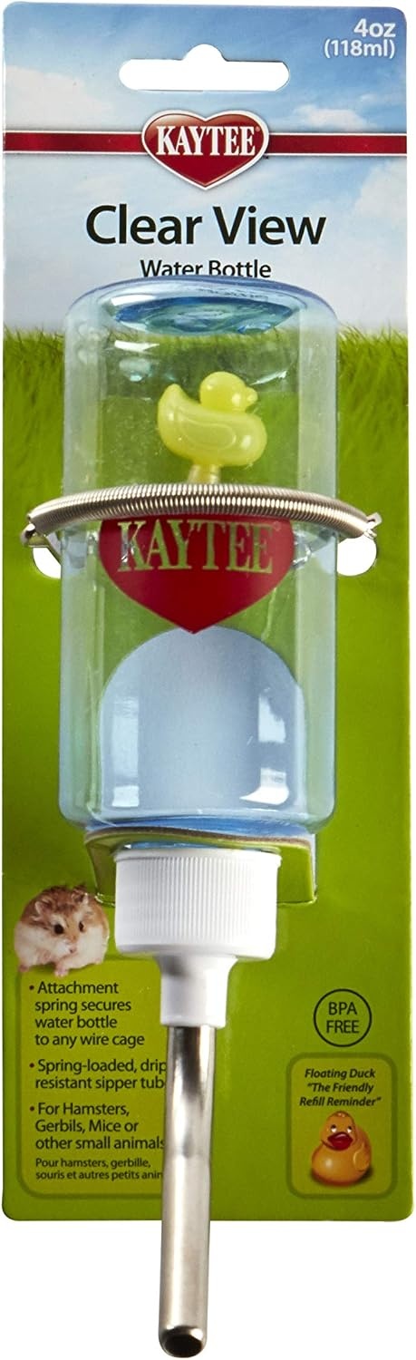 image:imageKaytee Clear View Water Bottle for Pet Rabbits Ferrets and Guinea Pigs 32 oz4 oz Pack of 1