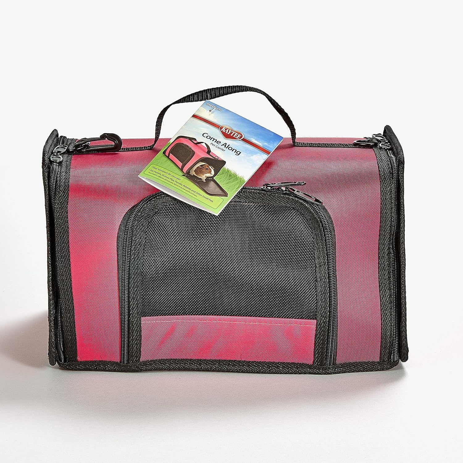 image:imageKaytee Come Along Medium Carrier Small Pet Carrier for Guinea Pigs140L x 143W x 15H Pack of 2