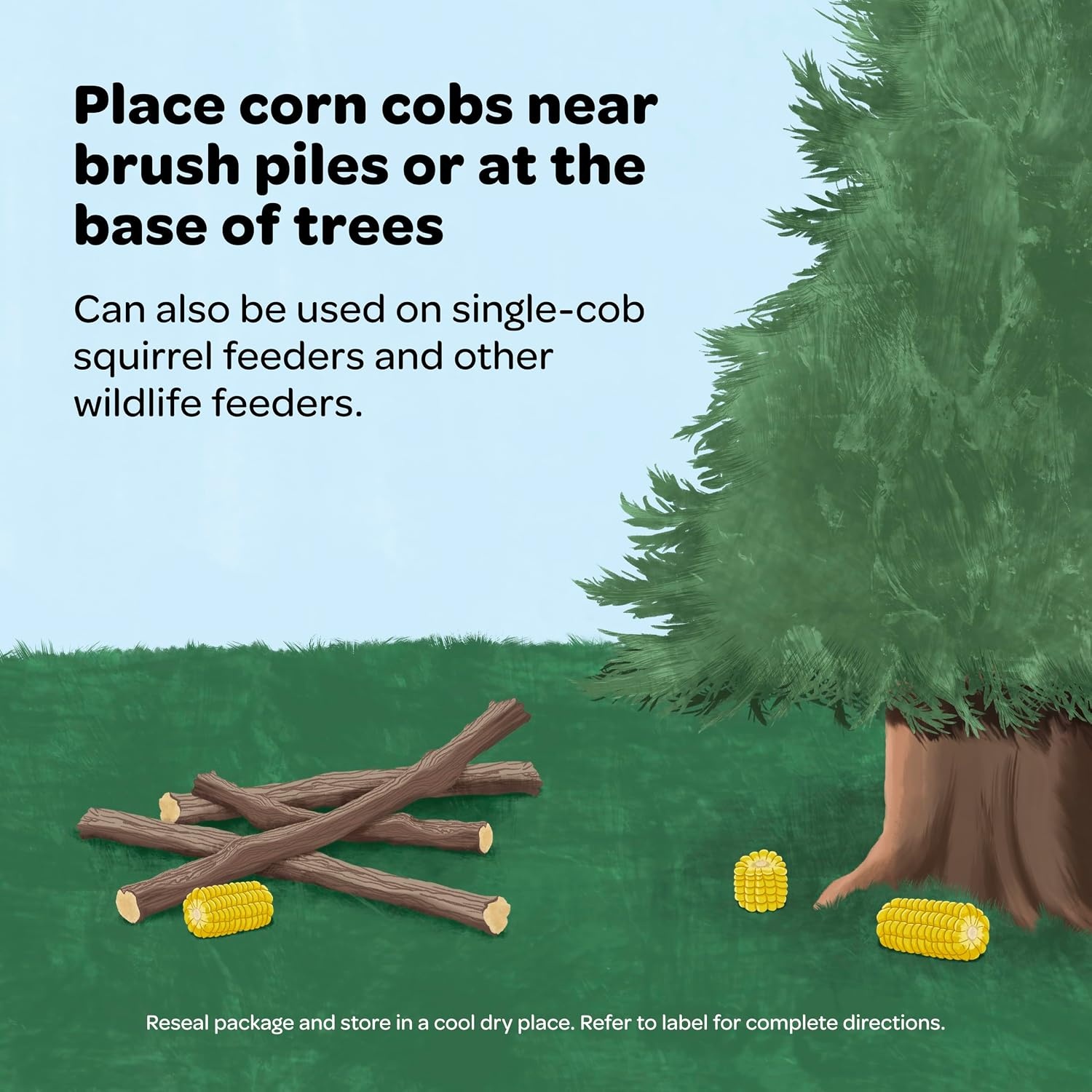 image:imageKaytee Corn on the Cob for Wildlife Feeding Squirrels amp Deer 65 lb65 Pound Pack of 1