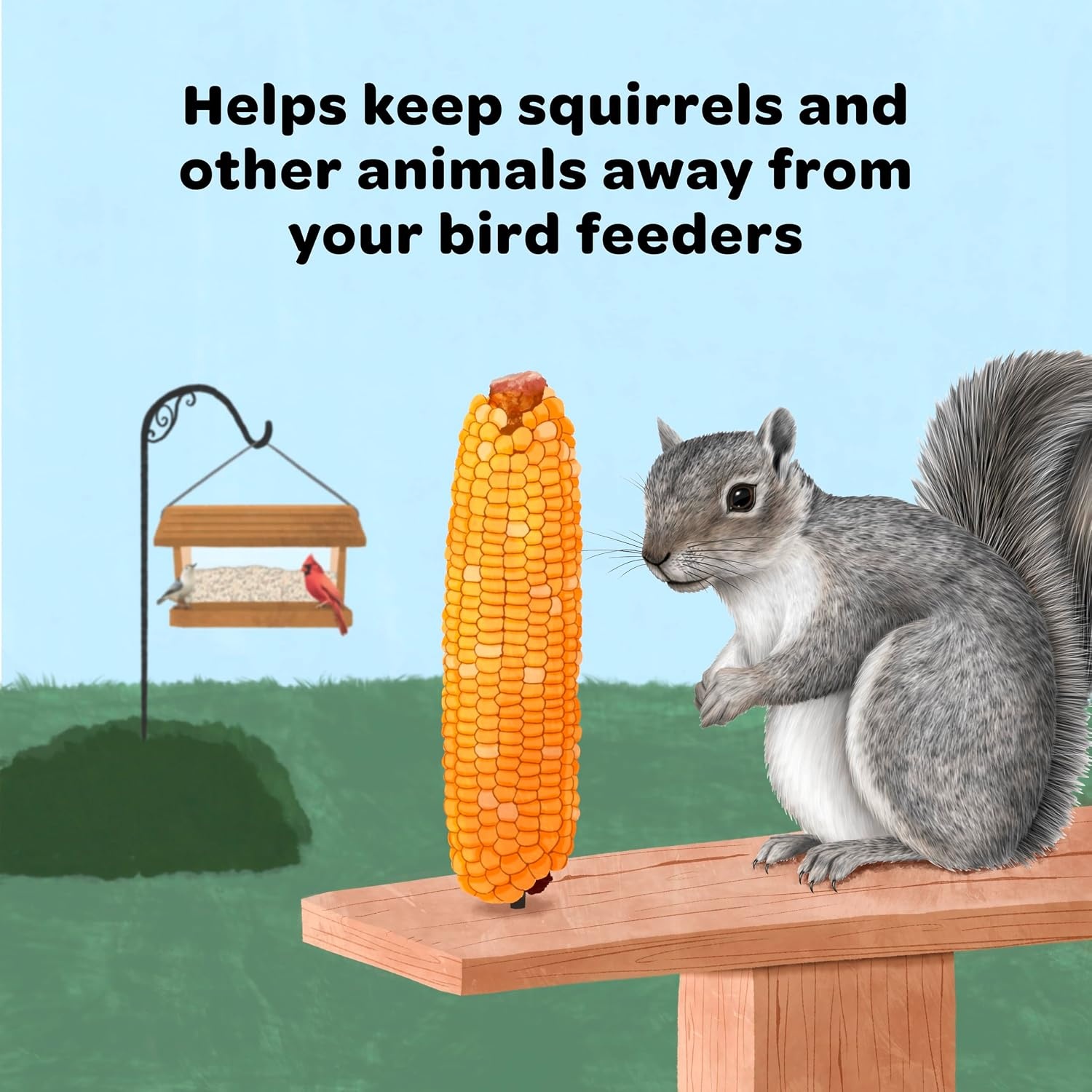 image:imageKaytee Corn on the Cob for Wildlife Feeding Squirrels amp Deer 65 lb65 Pound Pack of 1