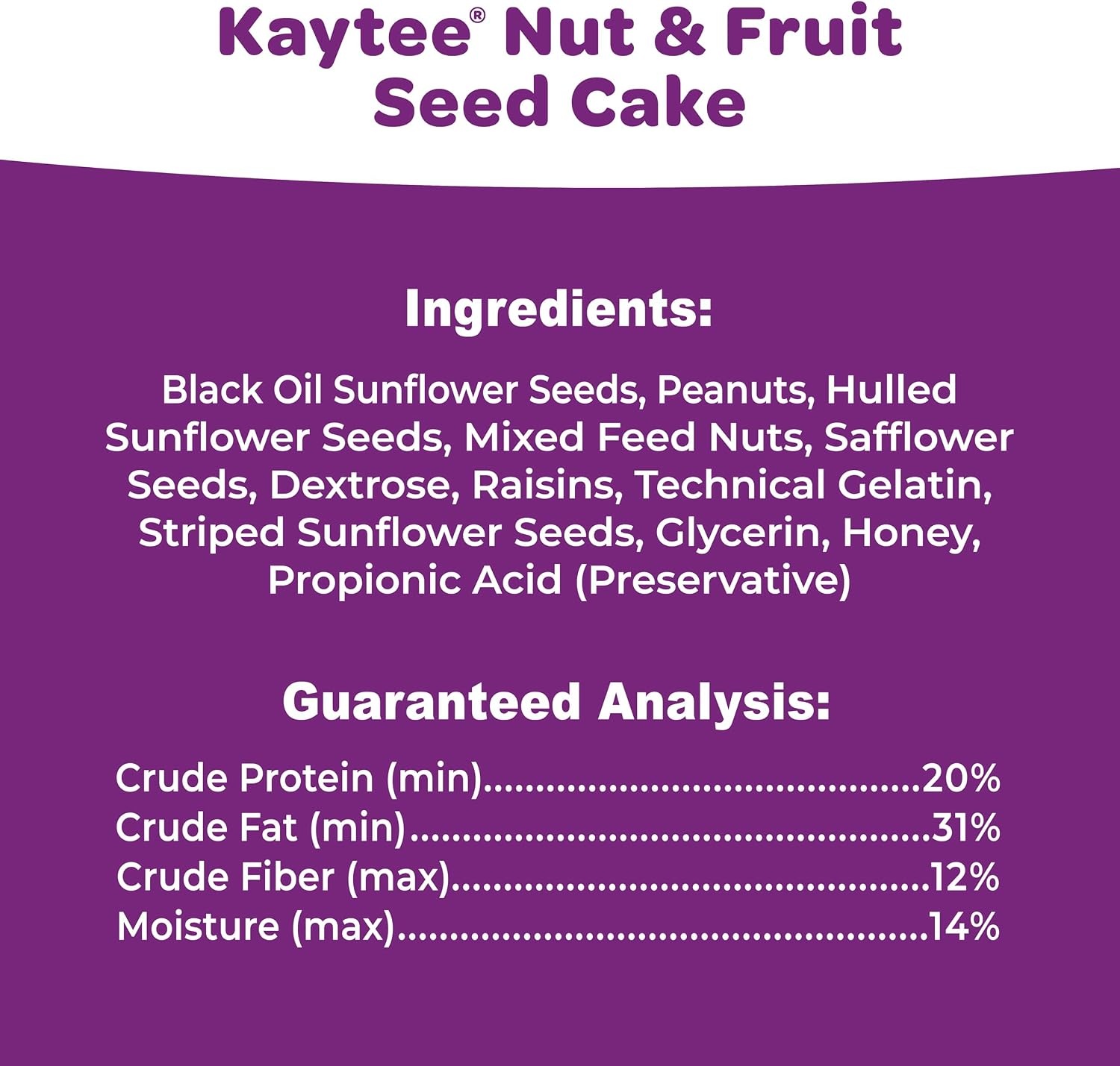 image:imageKaytee CornaPlenty Seed Cake Food for Wild Squirrels Chipmunks Rabbits amp Other Backyard Wildlife 25 Pounds 4 CountNut and Fruit 4 Count