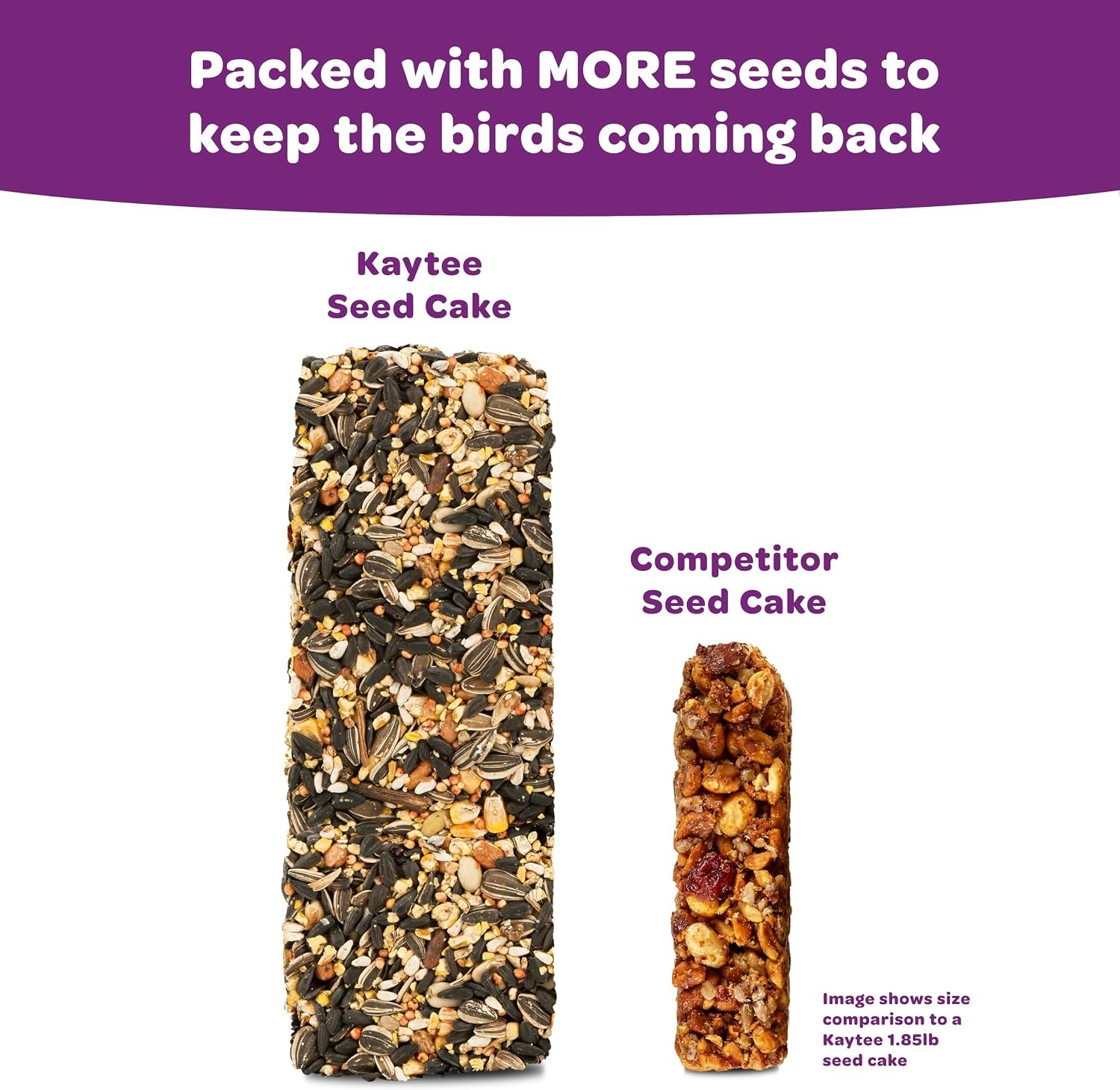 image:imageKaytee CornaPlenty Seed Cake Food for Wild Squirrels Chipmunks Rabbits amp Other Backyard Wildlife 25 Pounds 4 CountNut and Fruit 4 Count