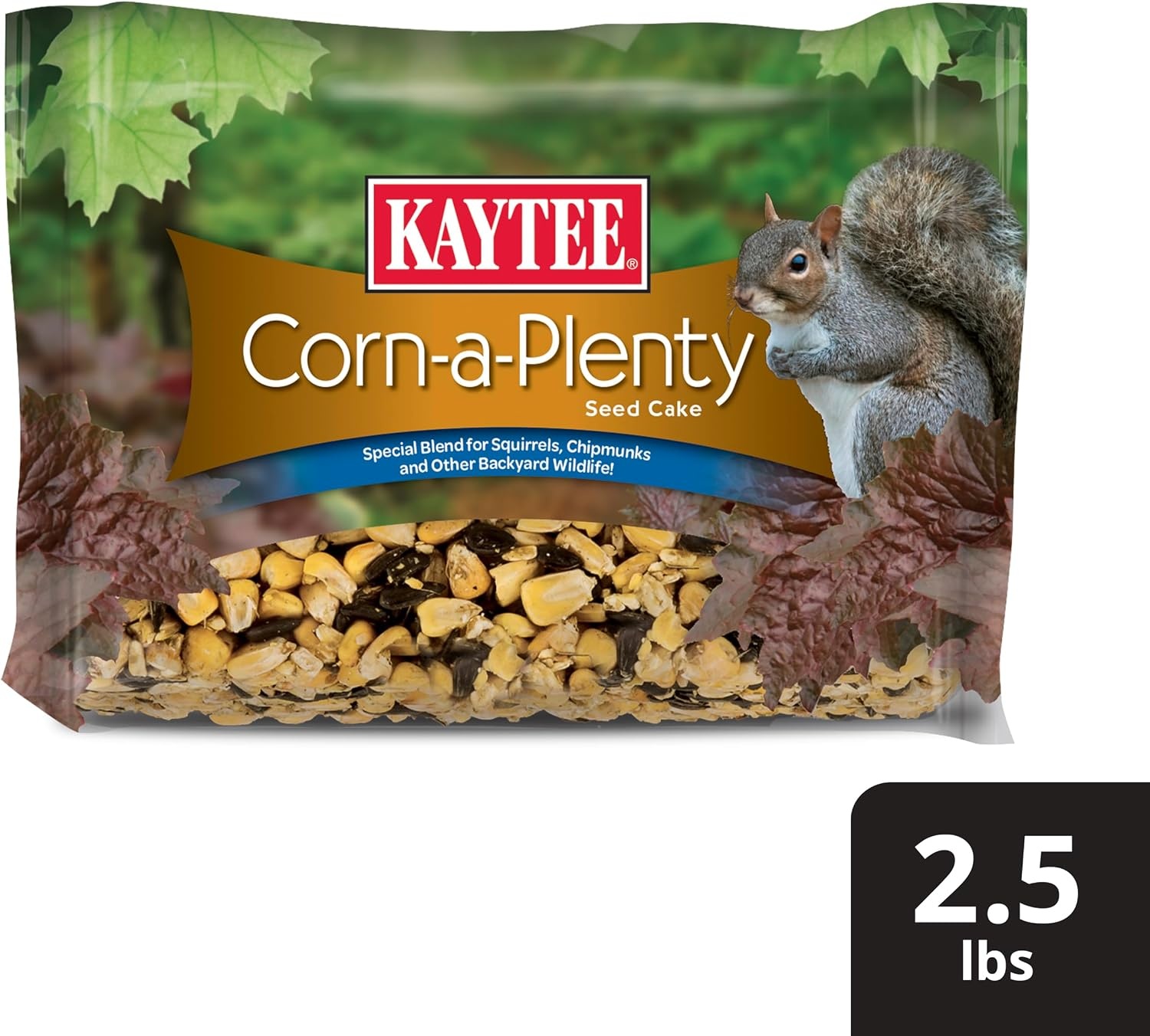image:imageKaytee CornaPlenty Seed Cake Food for Wild Squirrels Chipmunks Rabbits amp Other Backyard Wildlife 25 Pounds25 Pound Pack of 1