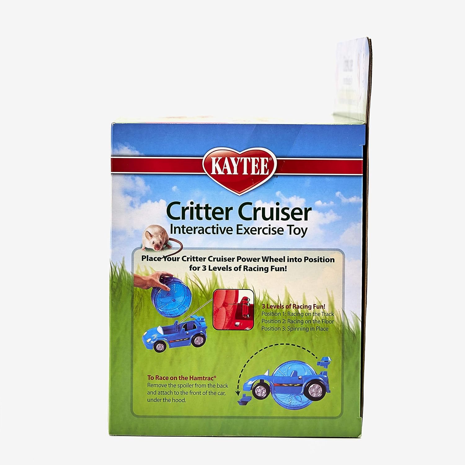 image:imageKaytee Critter Cruiser Pet Powered Exercise Car for Hamster and Gerbil120L x 58W x 90H