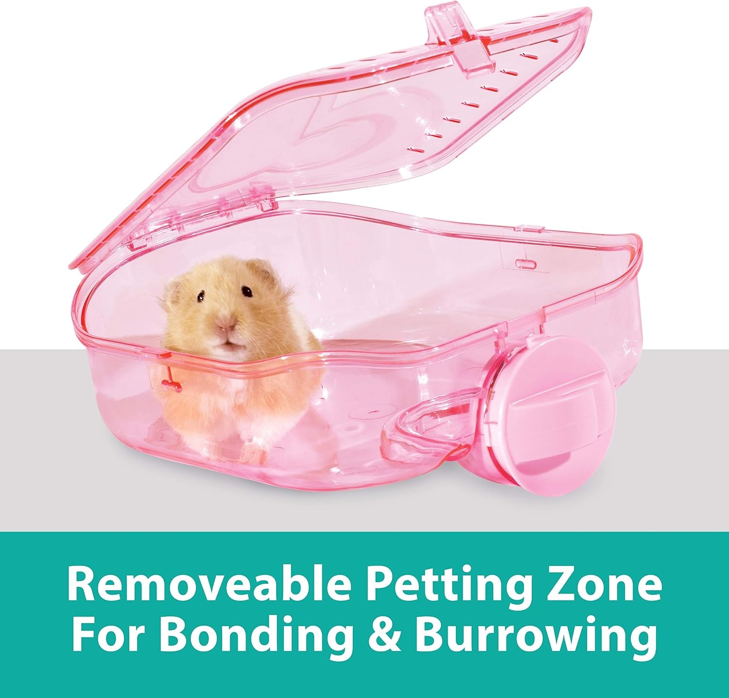 image:imageKaytee CritterTrail Pink Habitat for Pet Mice Dwarf Hamsters Hamsters or Gerbils200L x 115W x 110H