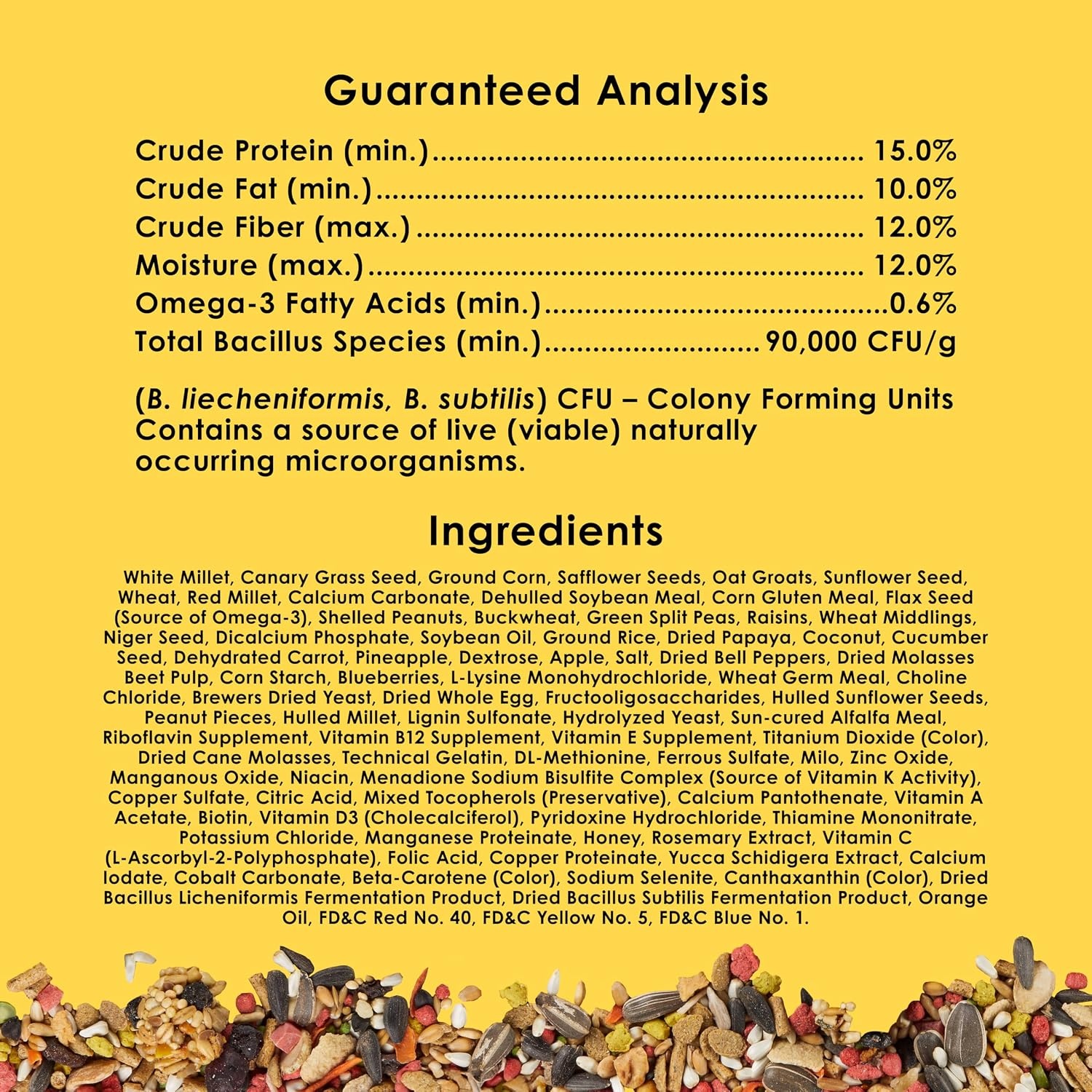 image:imageKaytee Fiesta Cockatiel Bird Food Nutritious Fun Blend 25 Pounds25 Pound Pack of 1