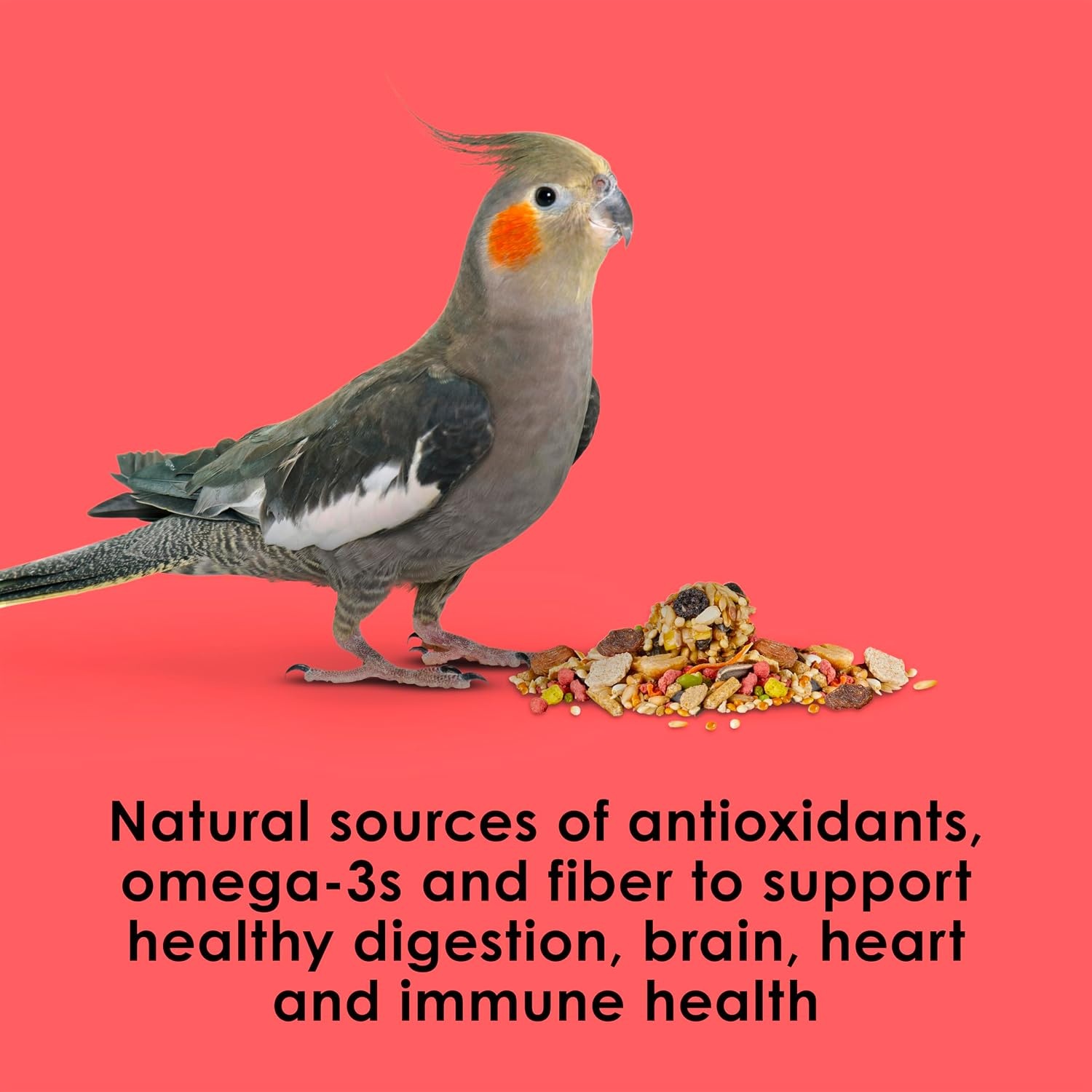image:imageKaytee Fiesta Cockatiel Bird Food Nutritious Fun Blend 25 Pounds25 Pound Pack of 1