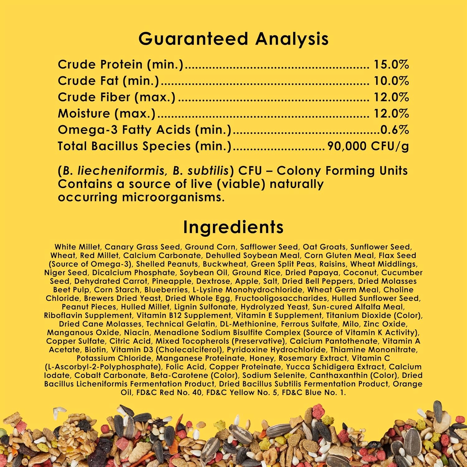 image:imageKaytee Fiesta Cockatiel Bird Food Nutritious Fun Blend 25 Pounds25 Pound Pack of 1
