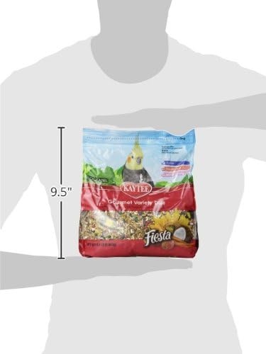 image:imageKaytee Fiesta Cockatiel Bird Food Nutritious Fun Blend 25 Pounds45 Pound Pack of 1