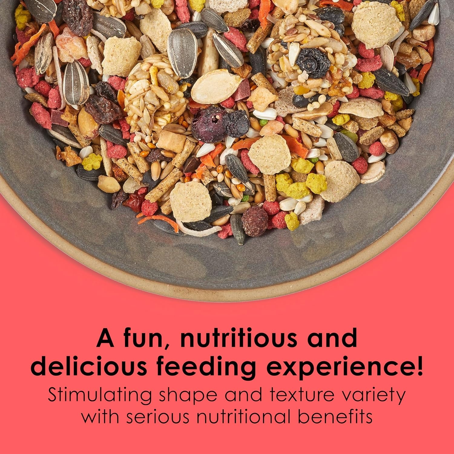 image:imageKaytee Fiesta Cockatiel Bird Food Nutritious Fun Blend 25 Pounds45 Pound Pack of 1
