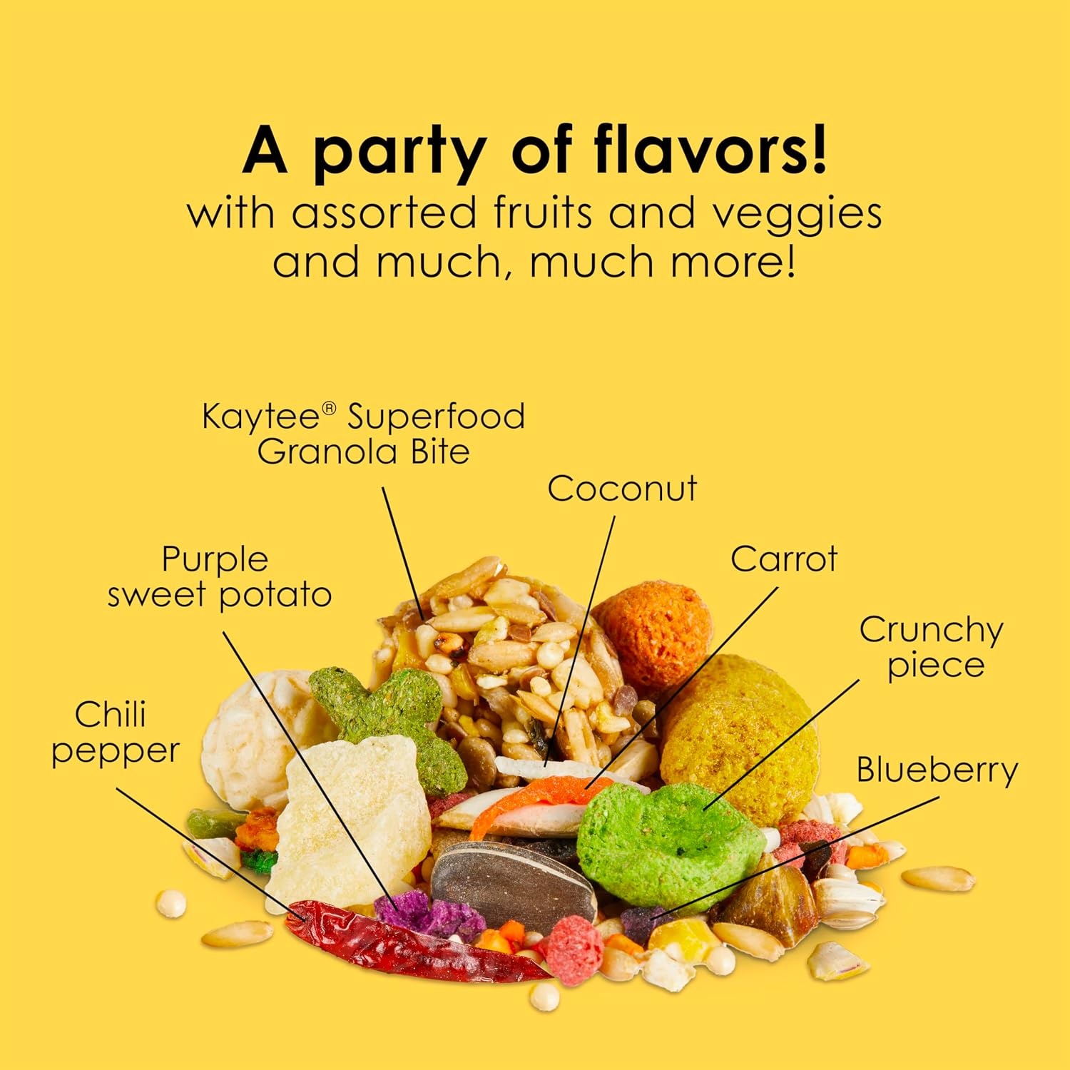 image:imageKaytee Fiesta Conure Bird Food Nutritious Fun Blend 45 PoundsBird Food