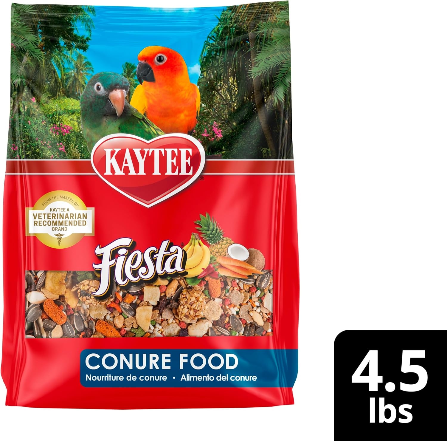 image:imageKaytee Fiesta Conure Bird Food Nutritious Fun Blend 45 PoundsBird Food