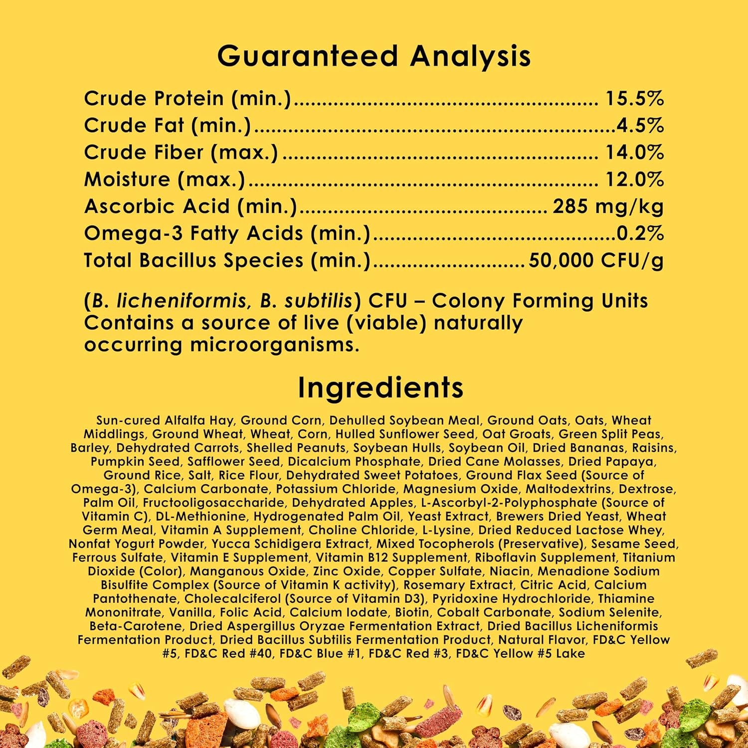 image:imageKaytee Fiesta Guinea Pig Food Nutritious Blend 25 Pounds25 Pound Pack of 1