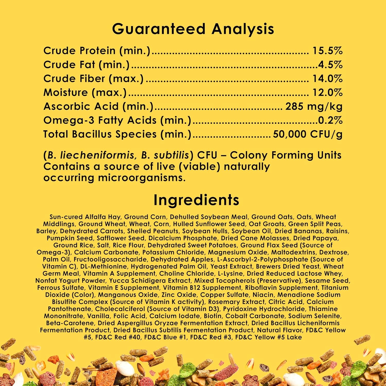 image:imageKaytee Fiesta Guinea Pig Food Nutritious Blend 25 Pounds45 Pound Pack of 1