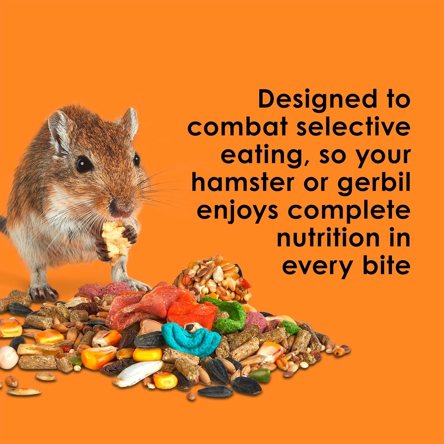 image:imageKaytee Fiesta Hamster amp Gerbil Food Nutritious and Fun Blend Supports Dental Health and Digestion 25 pounds15 Pound Pack of 1