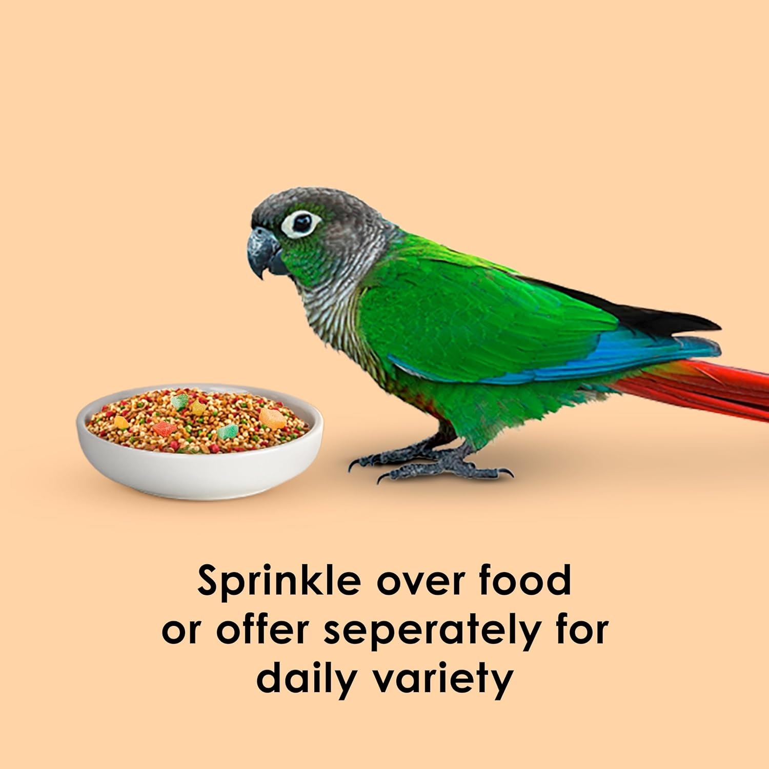 image:imageKaytee Fiesta Healthy Toppings Papaya Bits For All Pet Birds 25Oz BagPapaya