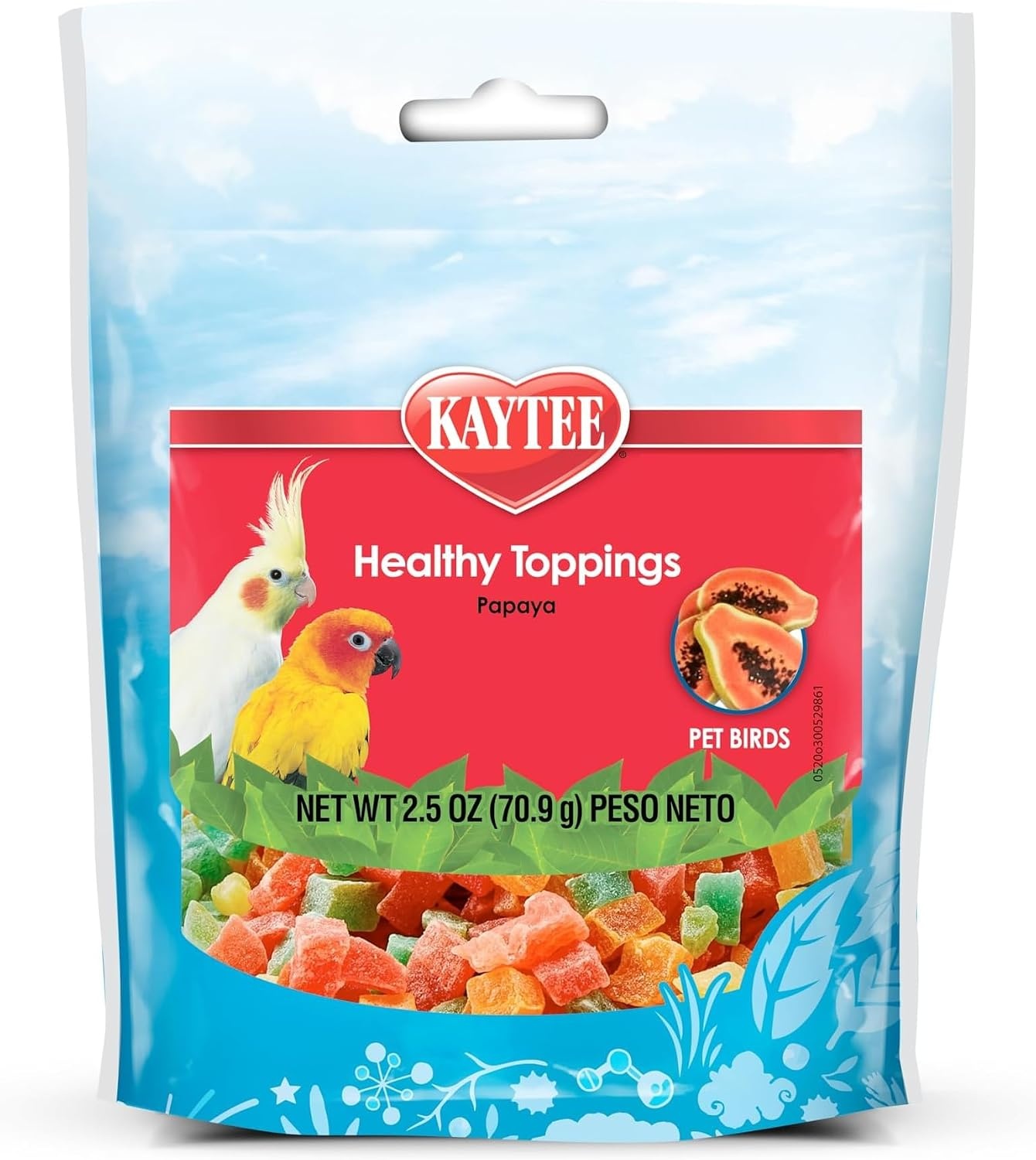 image:imageKaytee Fiesta Healthy Toppings Papaya Bits For All Pet Birds 25Oz BagPapaya