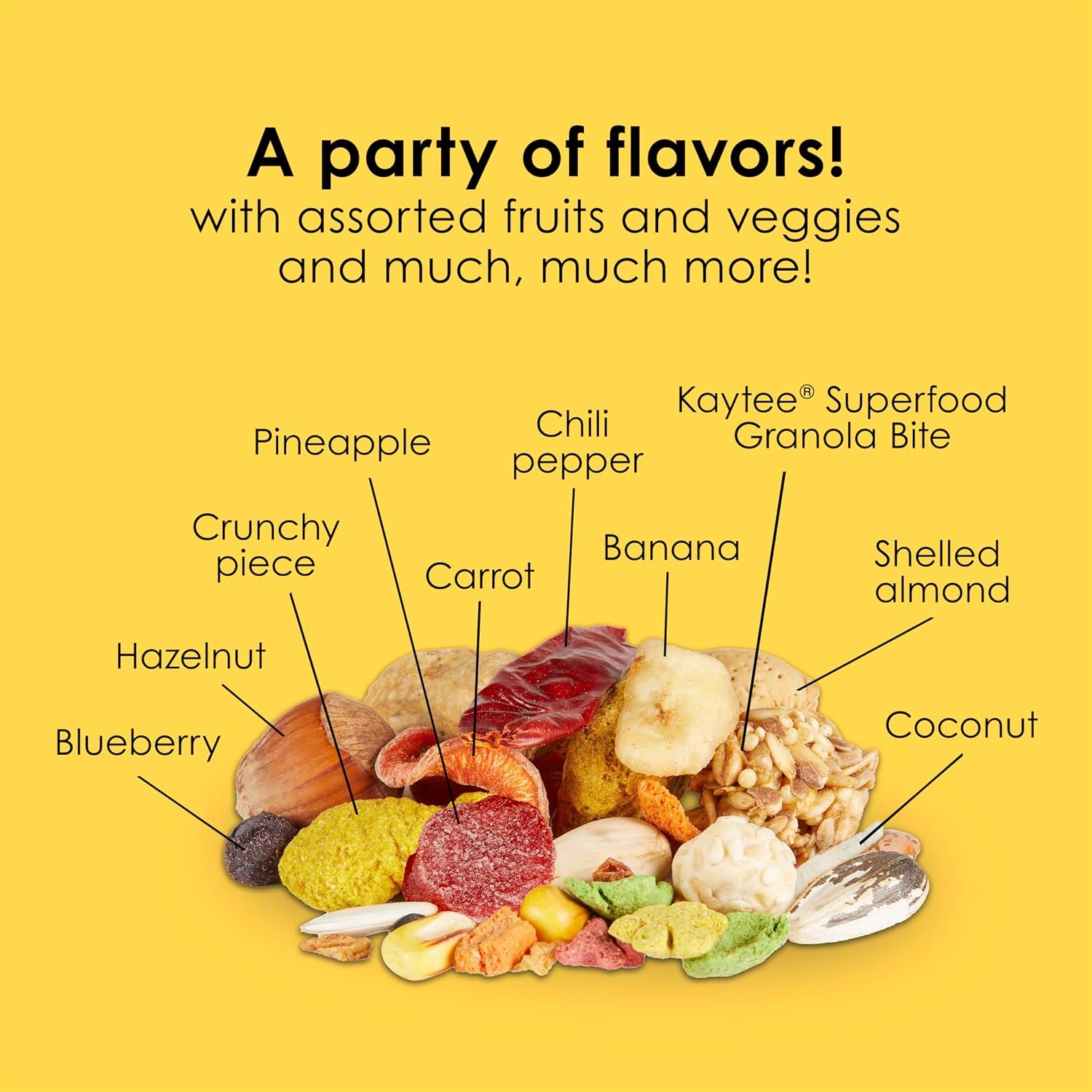 image:imageKaytee Fiesta Macaw Food Nutritious and Fun Blend 45 Pounds45 Pound Pack of 1