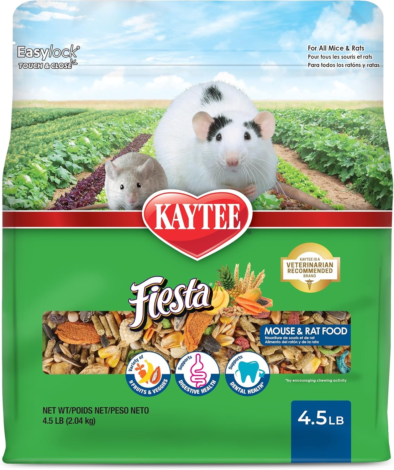 image:imageKaytee Fiesta Mouse amp Rat Food Nutritious Blend 45 Pounds45 Pound Pack of 1