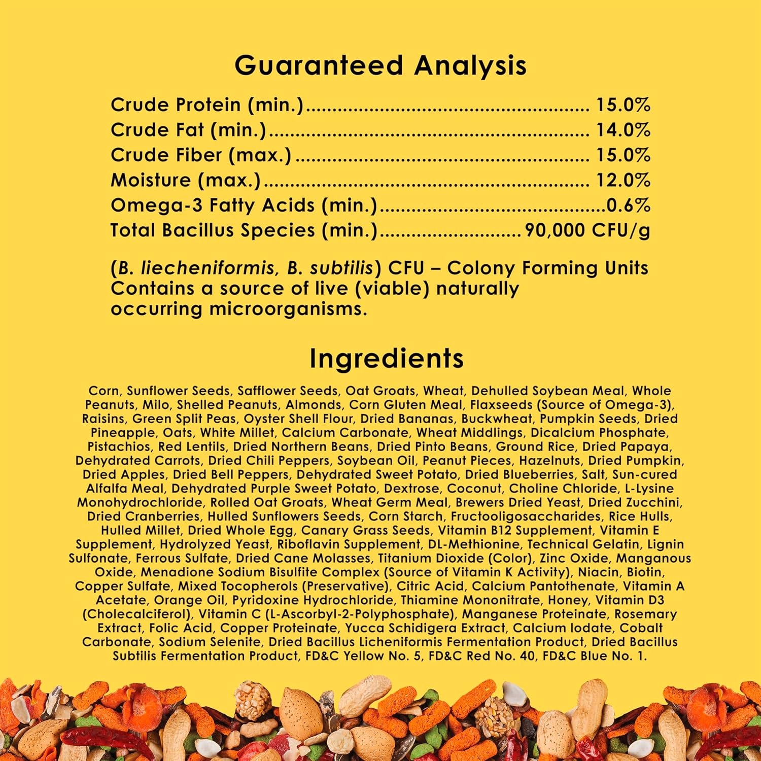 image:imageKaytee Fiesta Parrot Food for Large Birds 25 Pounds25 Pound Pack of 1