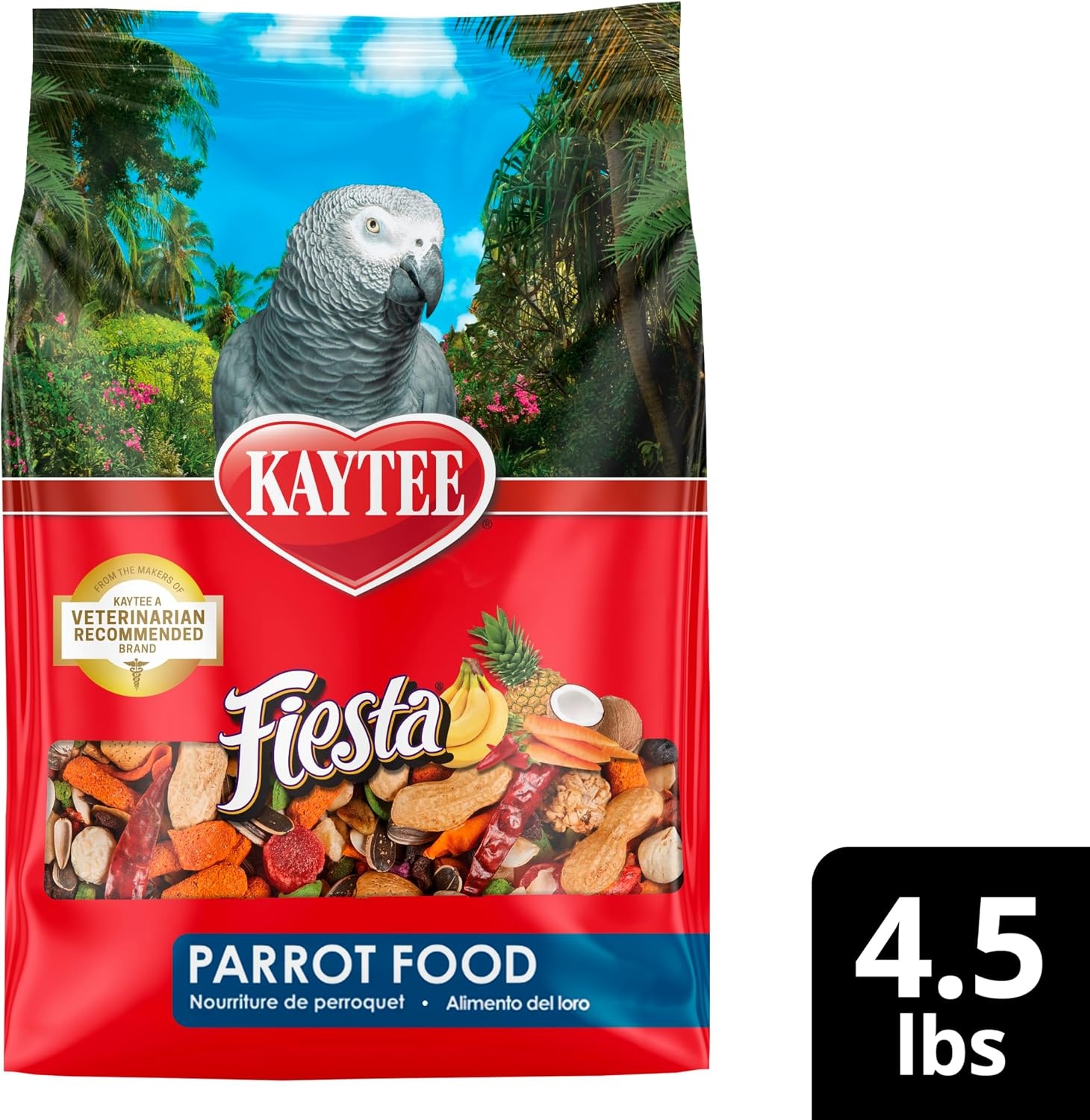 image:imageKaytee Fiesta Parrot Food for Large Birds 25 Pounds45 Pound Pack of 1