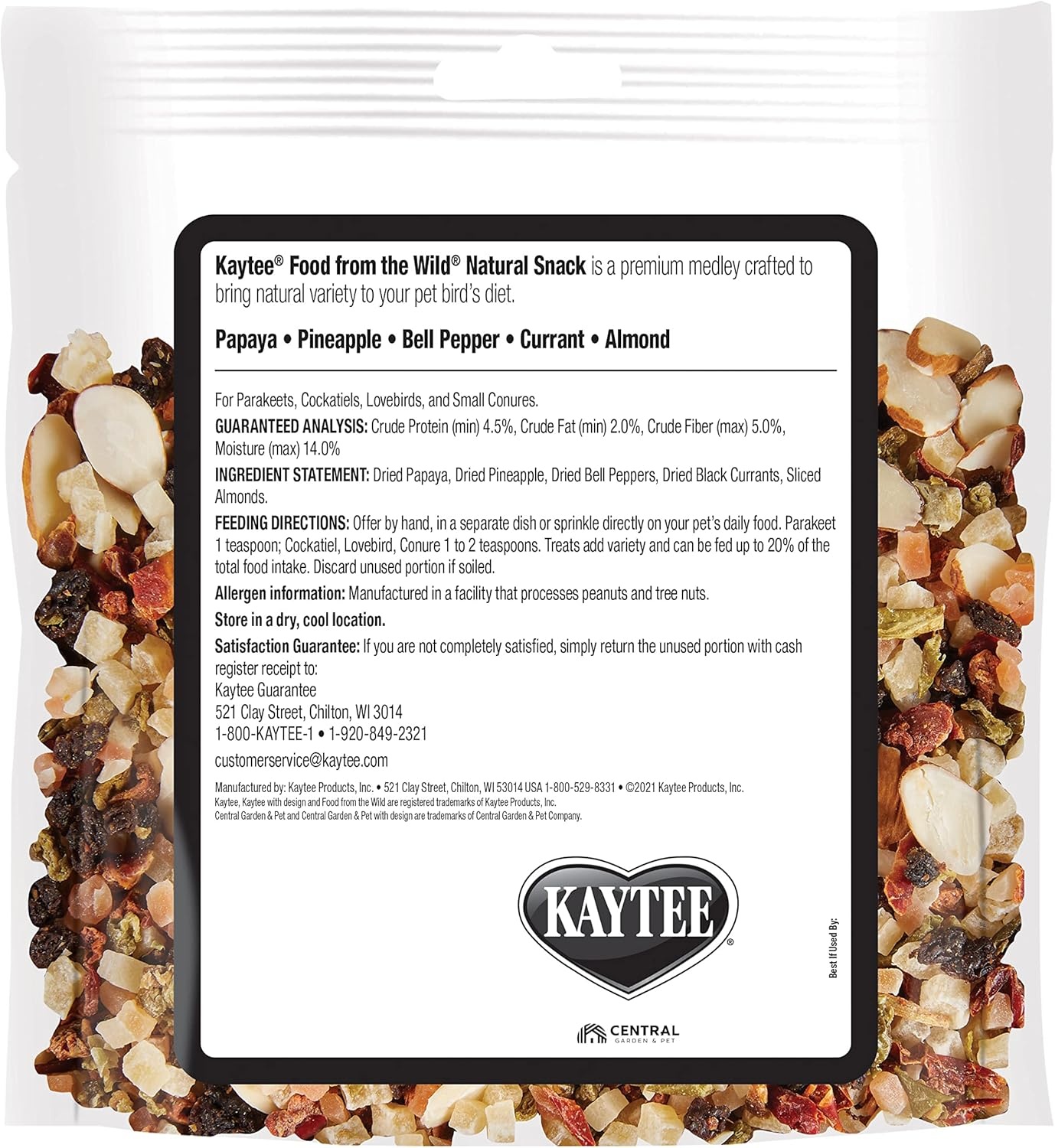 image:imageKaytee Food From The Wild Natural Snack Food Parakeet Treats 3 oz3 Ounce Pack of 2