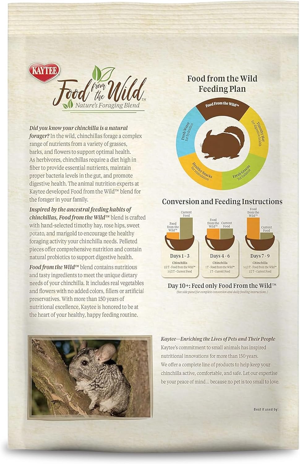 image:imageKaytee Food from the Wild Chinchilla Chinchilla Food 3 Pounds3 Pound Pack of 2