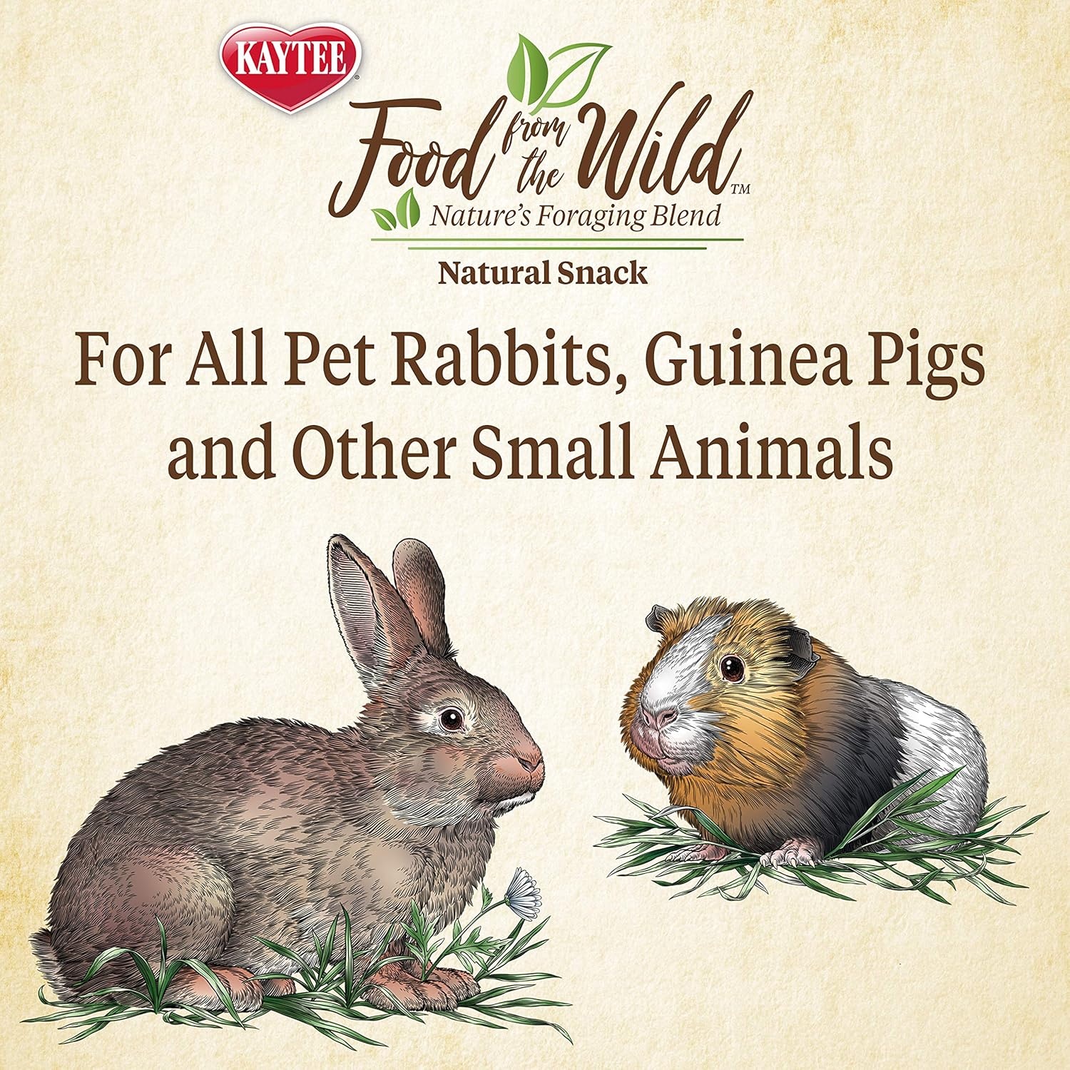 image:imageKaytee Food from the Wild Natural Snack for Rabbits amp Guinea Pigs 1 Oz1 Ounce Pack of 2