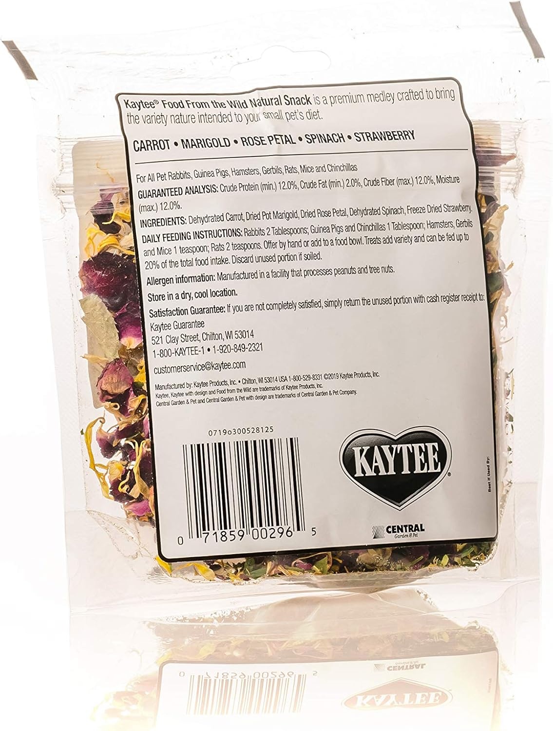 image:imageKaytee Food from the Wild Natural Snack for Rabbits amp Guinea Pigs 1 Oz1 Ounce Pack of 2