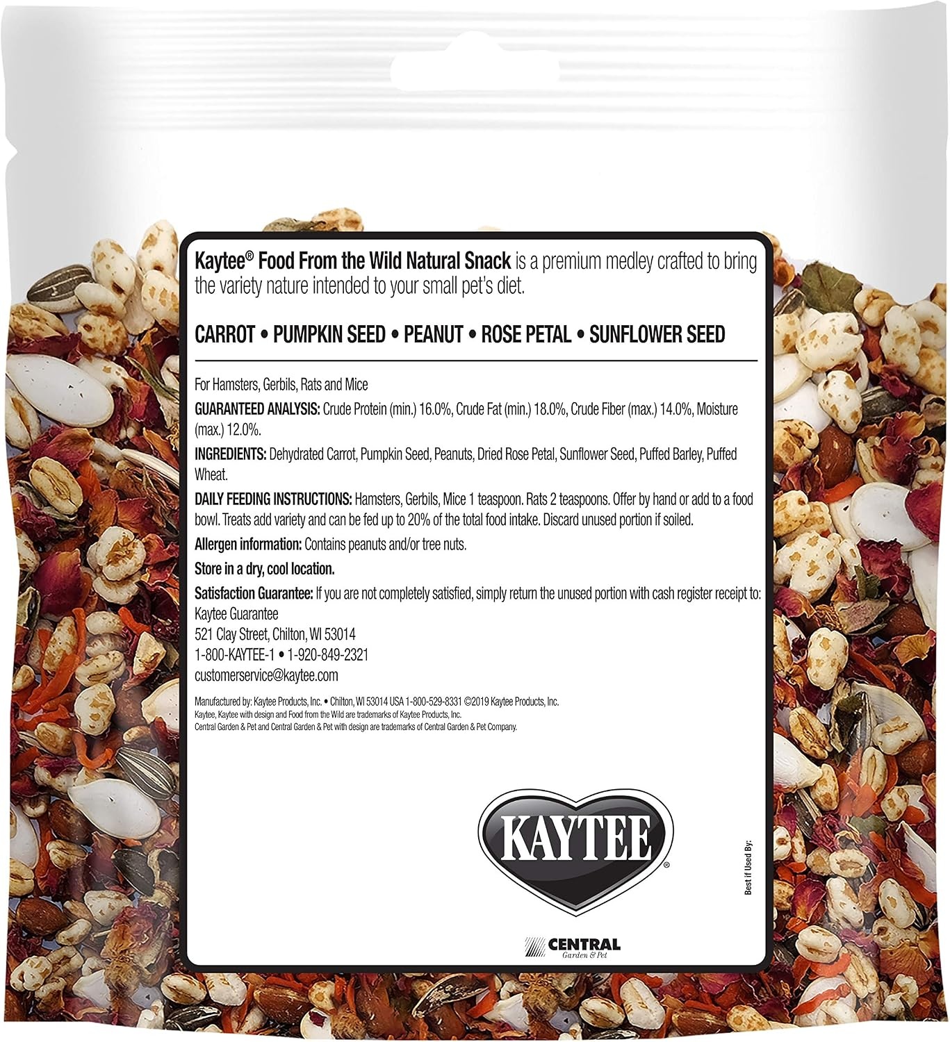 image:imageKaytee Food from the Wild Pet Hamster and Gerbil Food 2 OuncePumpkin