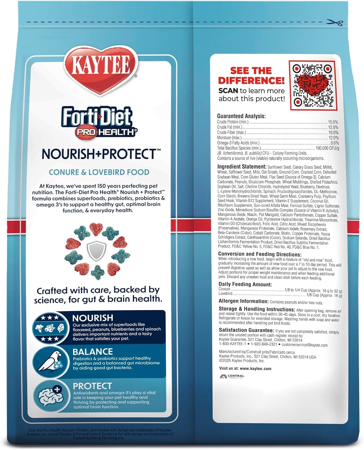 image:imageKaytee FortiDiet Pro Health EggCite Pet Conure amp Lovebird Food 3 PoundSeed