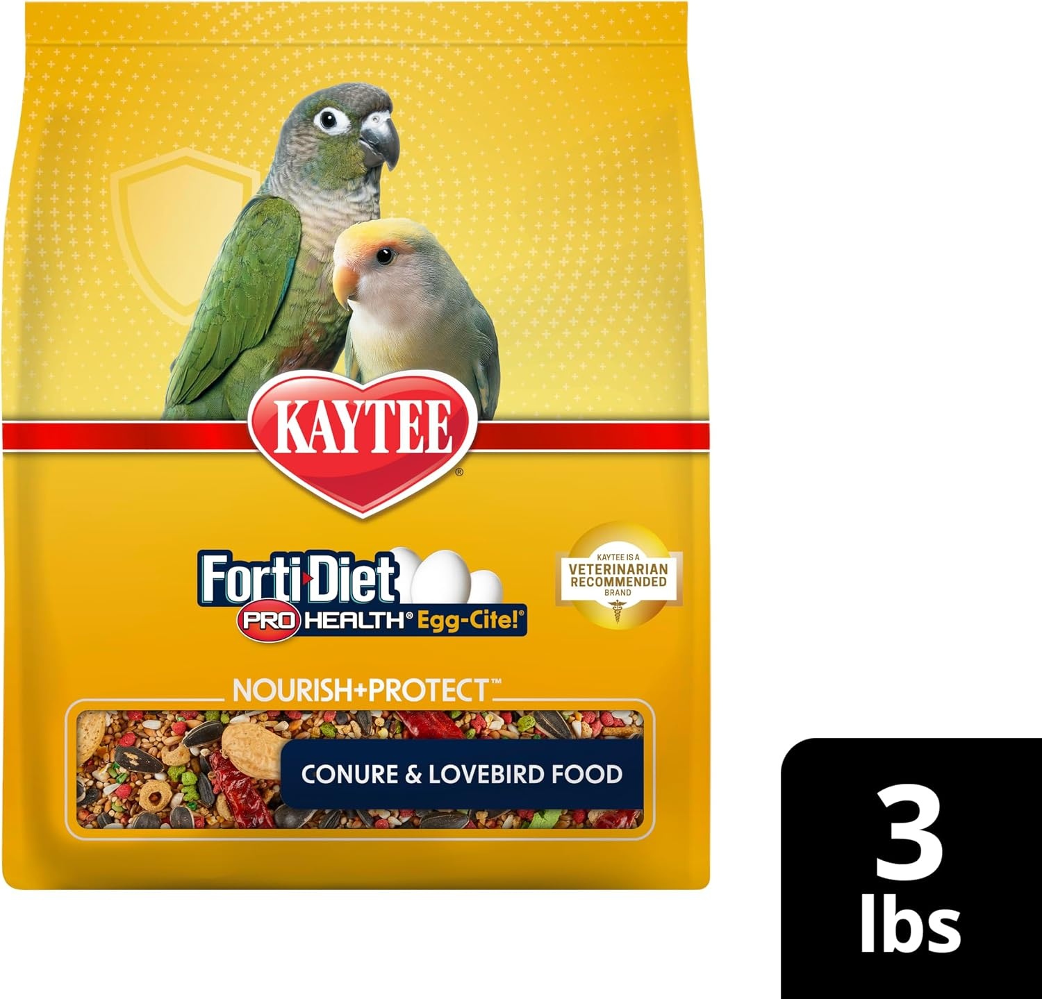 image:imageKaytee FortiDiet Pro Health EggCite Pet Conure amp Lovebird Food 3 PoundSeed
