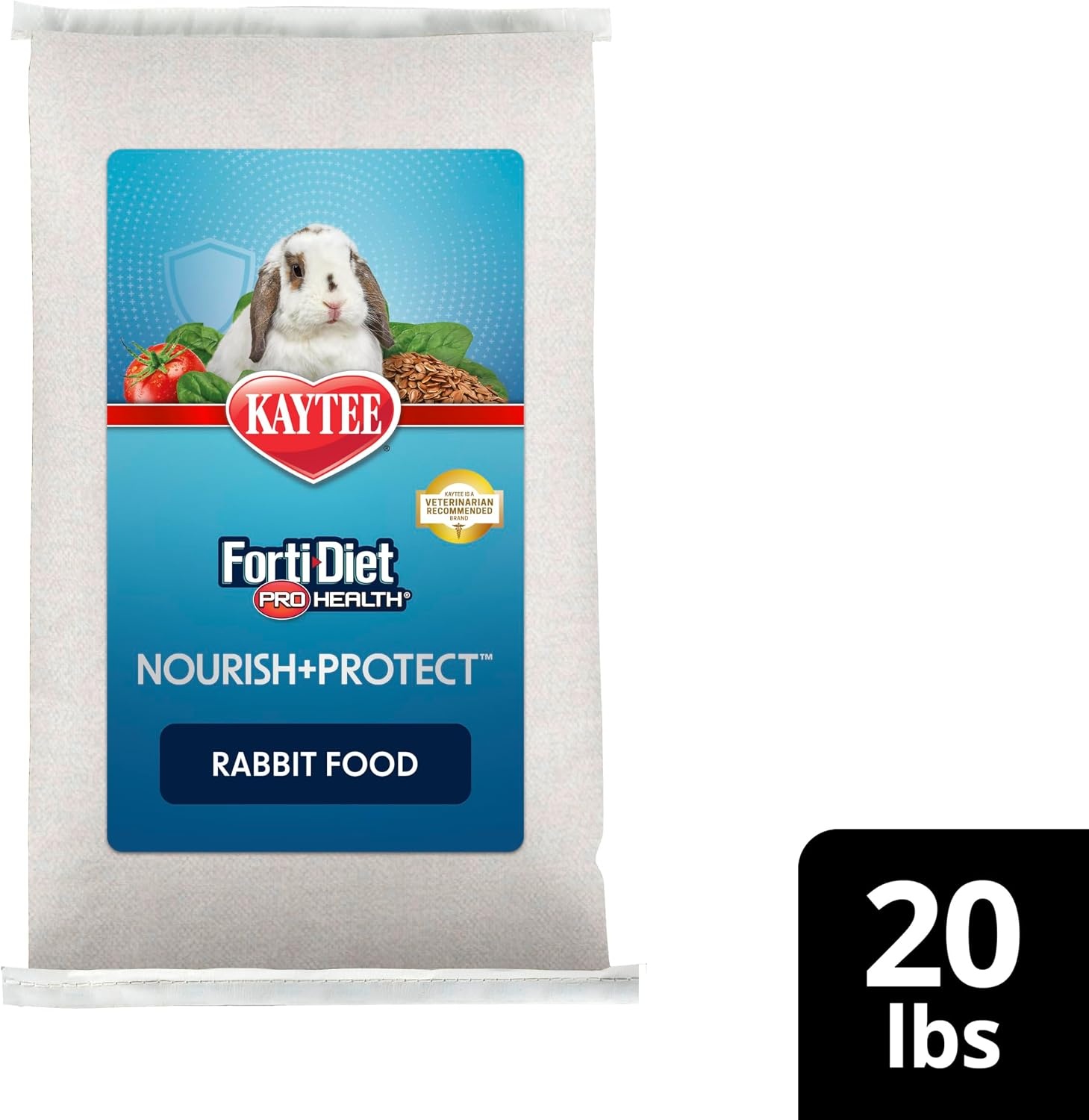 image:imageKaytee FortiDiet Pro Health NourishProtect Adult Rabbit Food 20 lb20 Pound Pack of 1