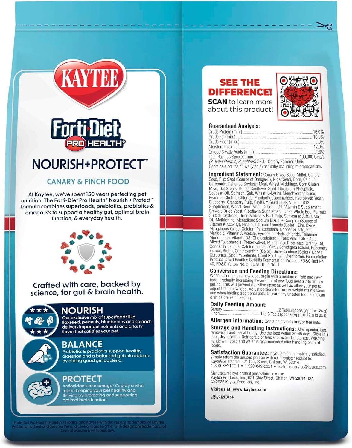 image:imageKaytee FortiDiet Pro Health NourishProtect Canary amp Finch Food 2 Lb2 Pound Pack of 1