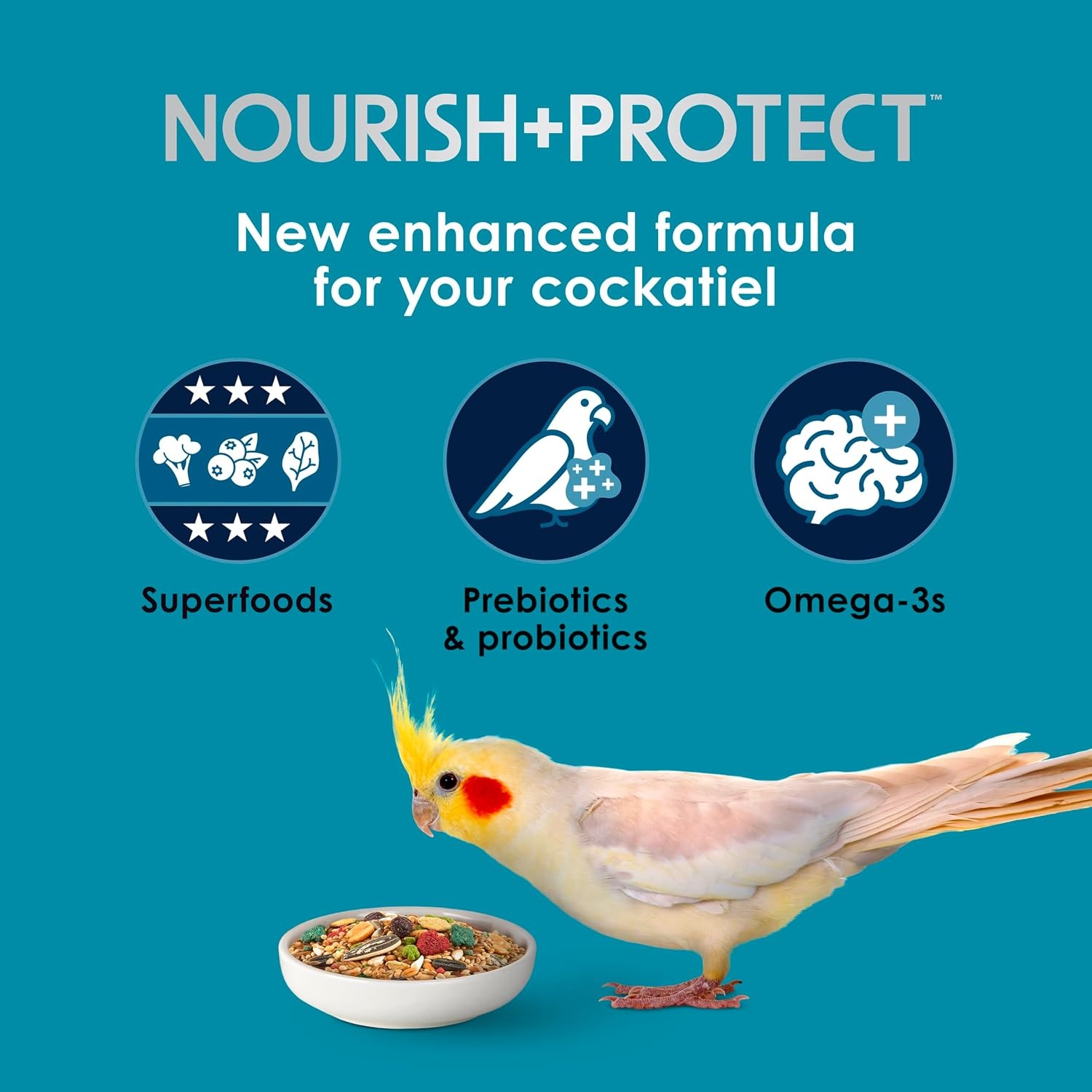 image:imageKaytee FortiDiet Pro Health NourishProtect Cockatiel Food 25 lb5 Pound Pack of 1