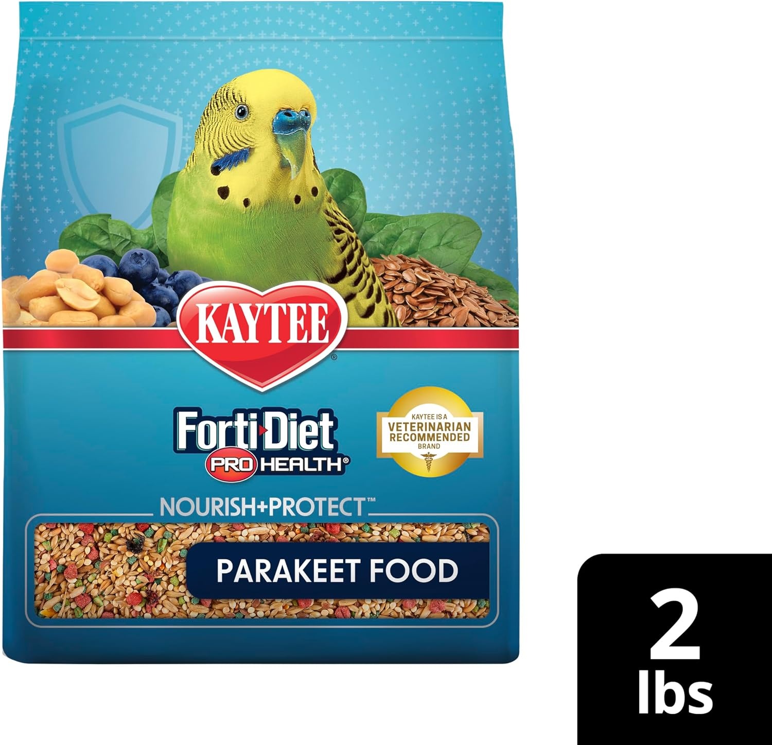 image:imageKaytee FortiDiet Pro Health NourishProtect Parakeet Food 4 Pounds32 Ounce Pack of 1